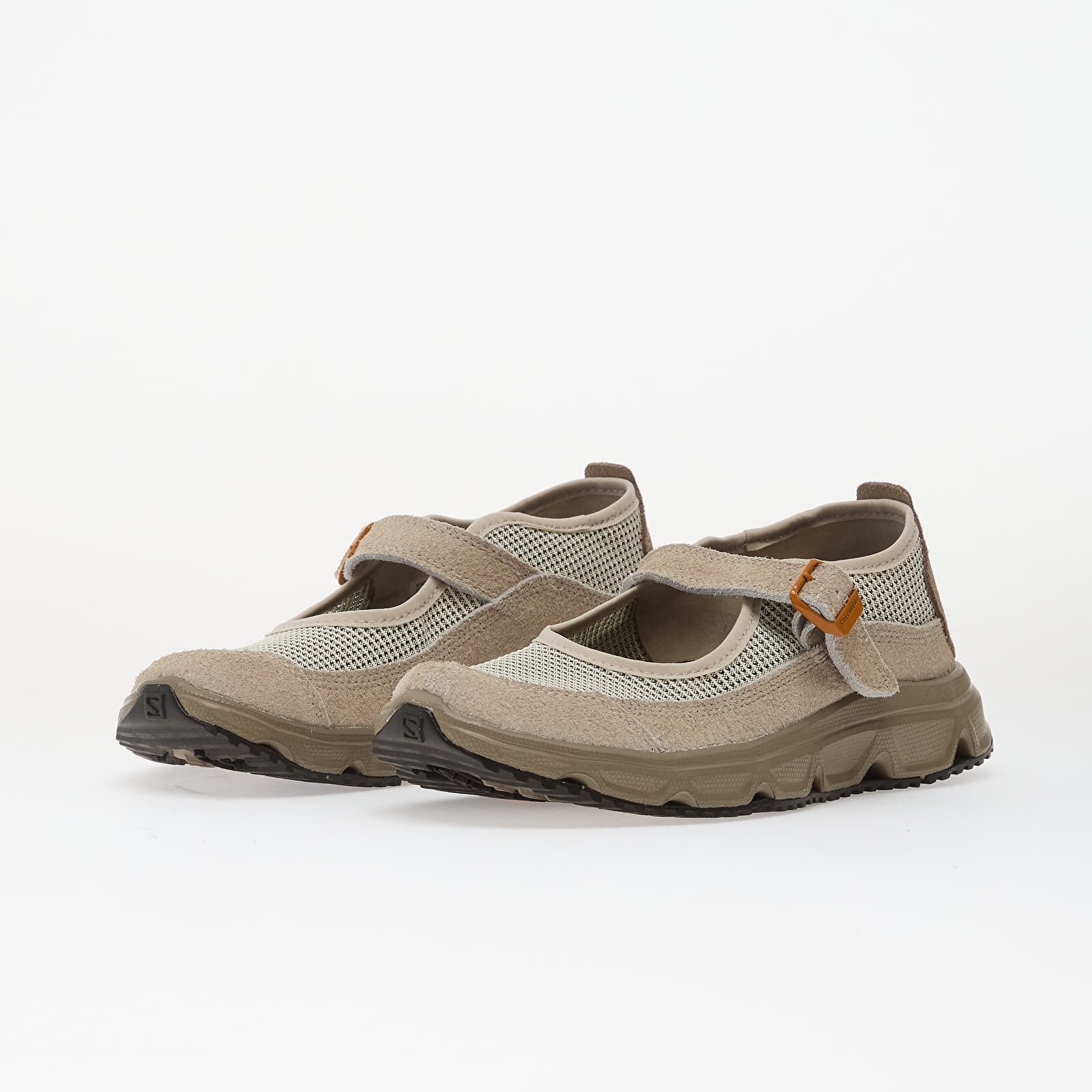 Salomon Сникърси Rx Marie-Jeanne Woven Walnut/ Silver Cl