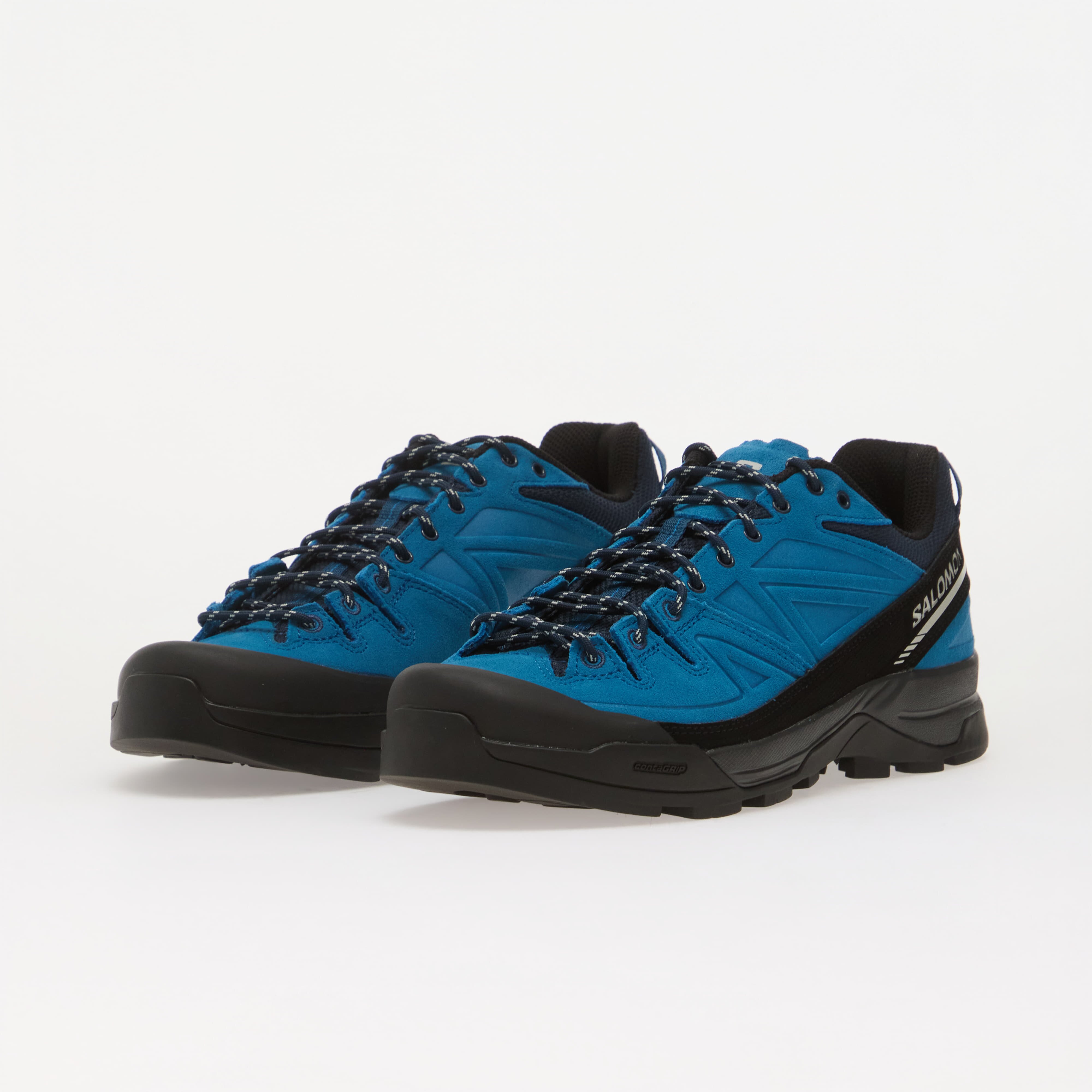 Salomon Сникърси X-Alp Leather Mykonos Blue/ Spellbound/ Black