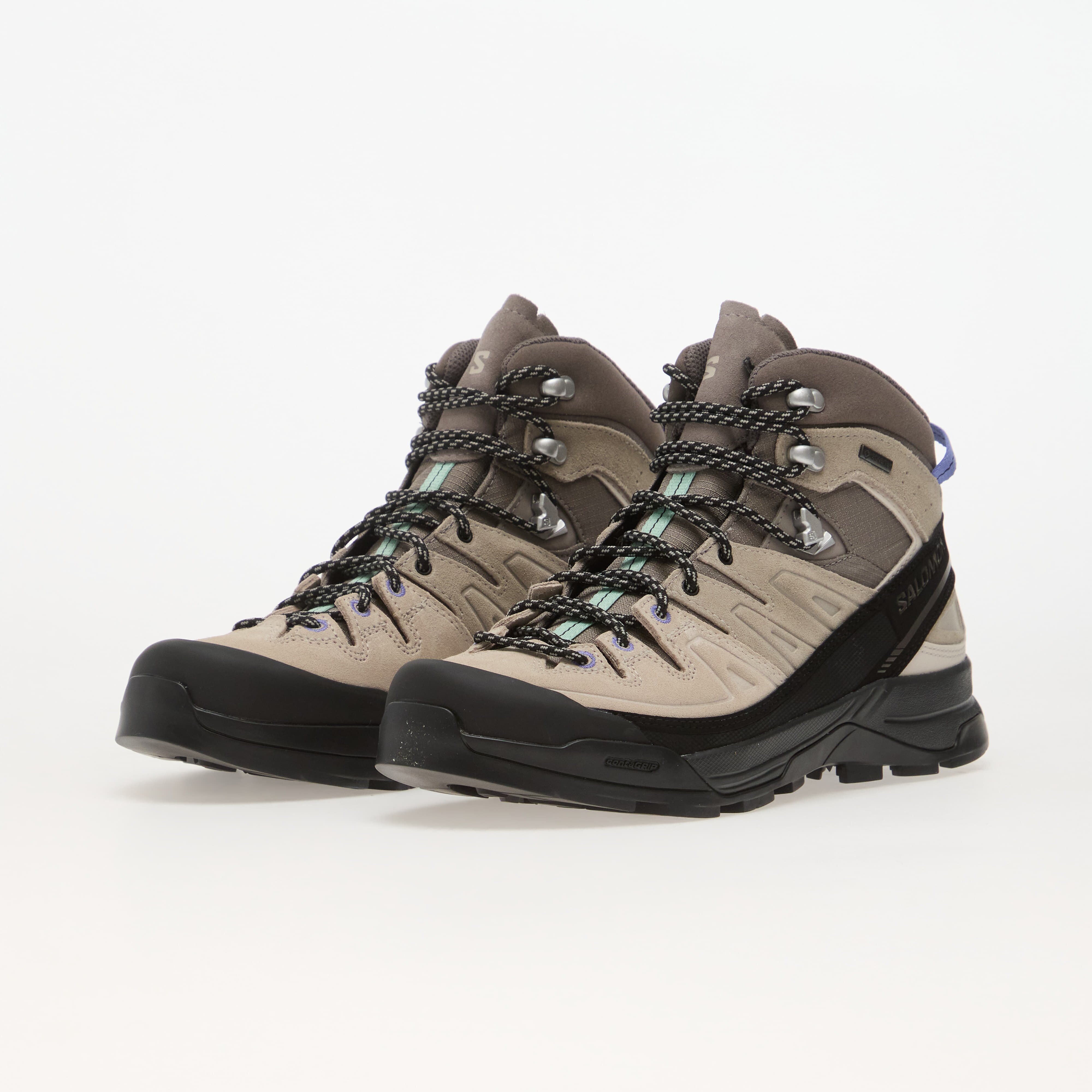 Salomon Сникърси X-Alp Mid Ltr GTX Cloudburst/ Silver Cloud/ Black