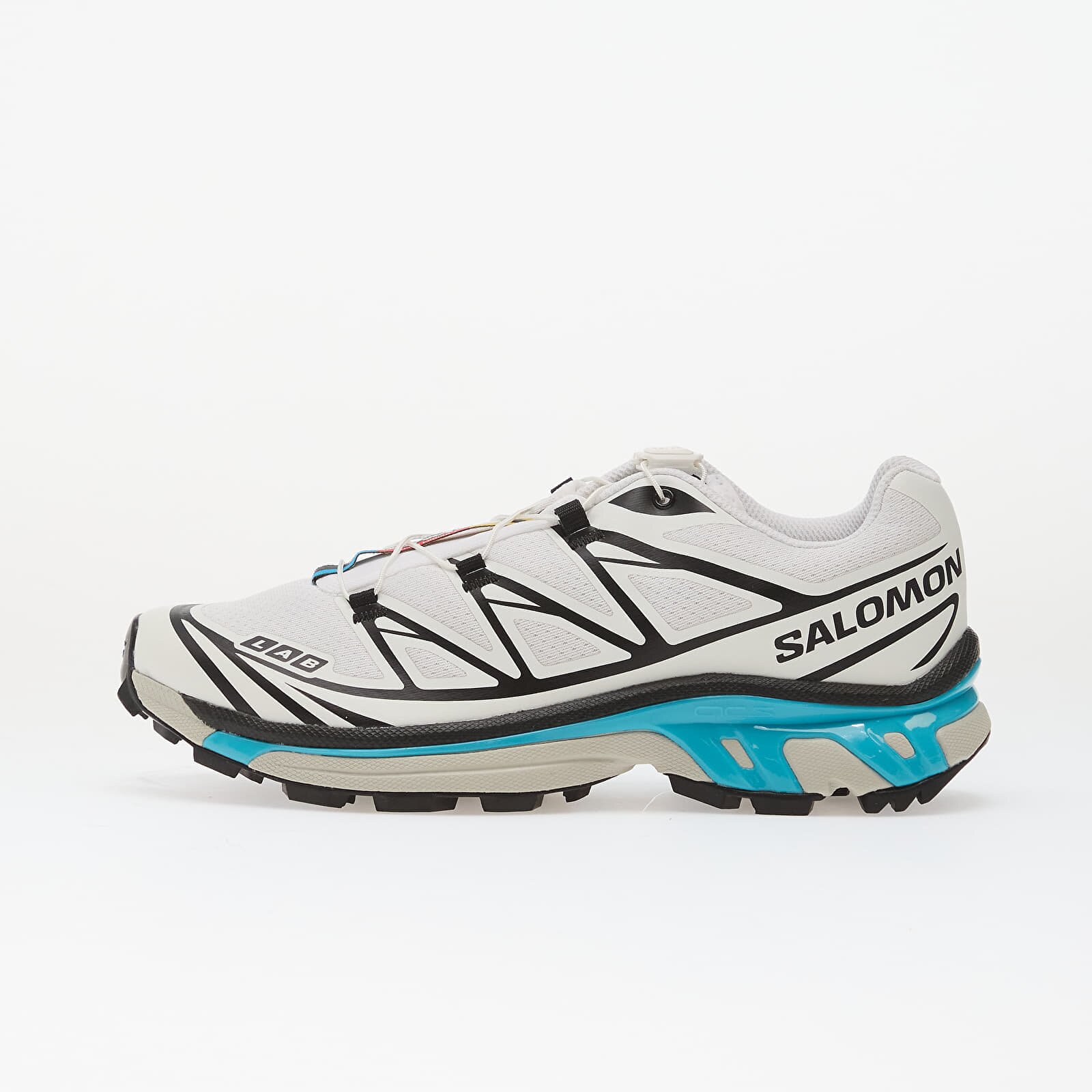 Salomon Сникърси XT-6 Black/ White/ Blue Curacao