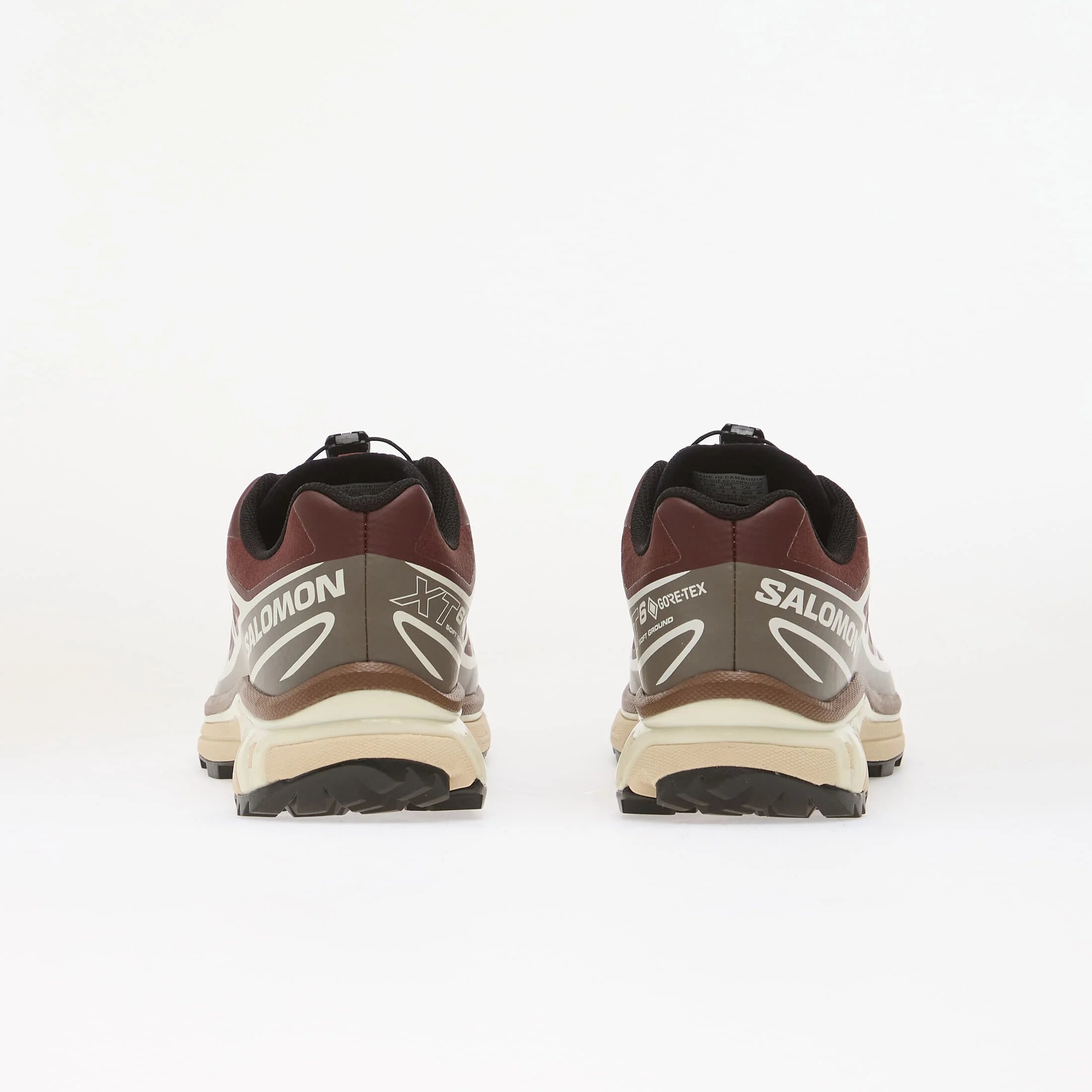 Salomon Сникърси XT-6 GTX Bchoco/ Iron/ Vanila