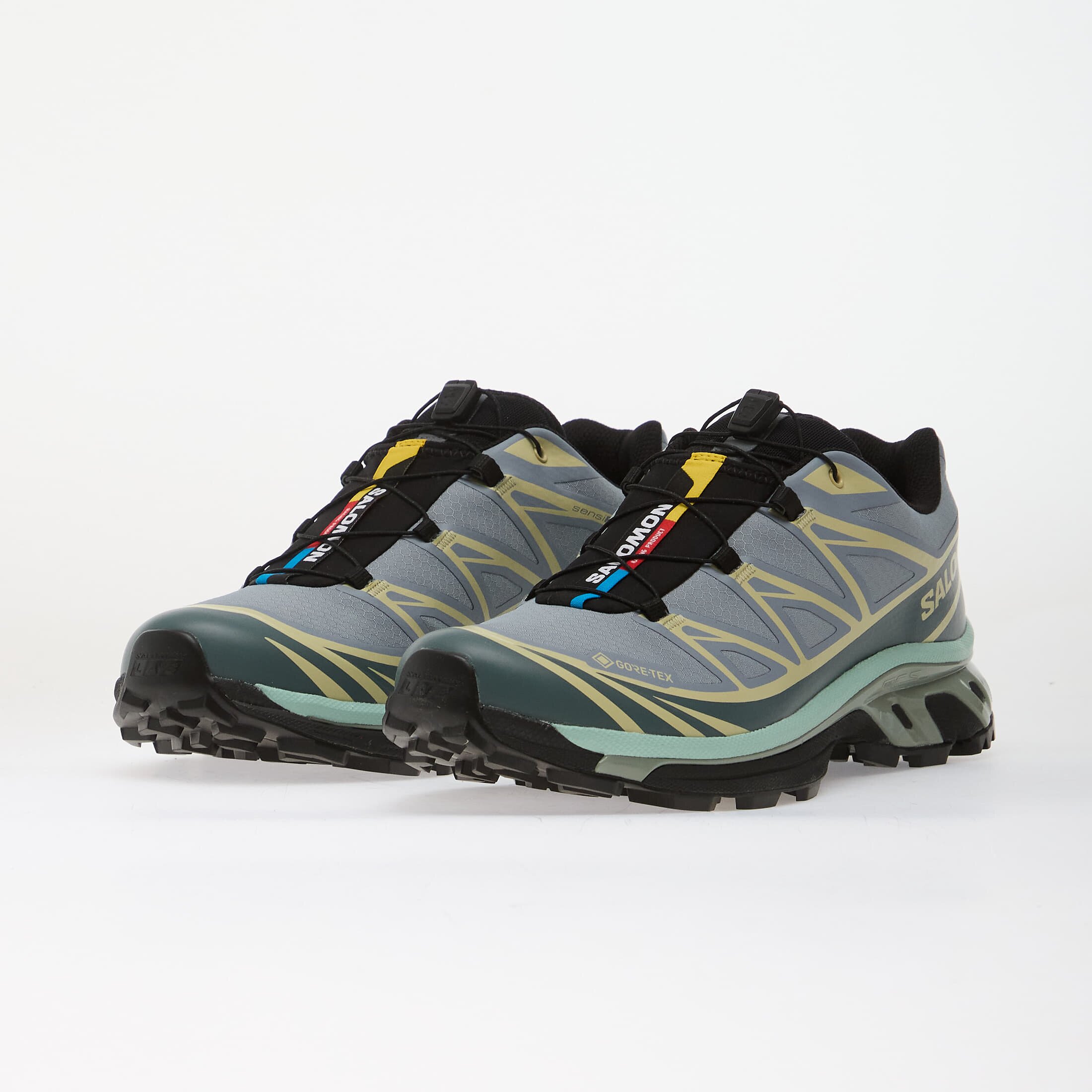 Salomon Сникърси XT-6 GTX Tradewinds/ Stormy Weather/ Bog