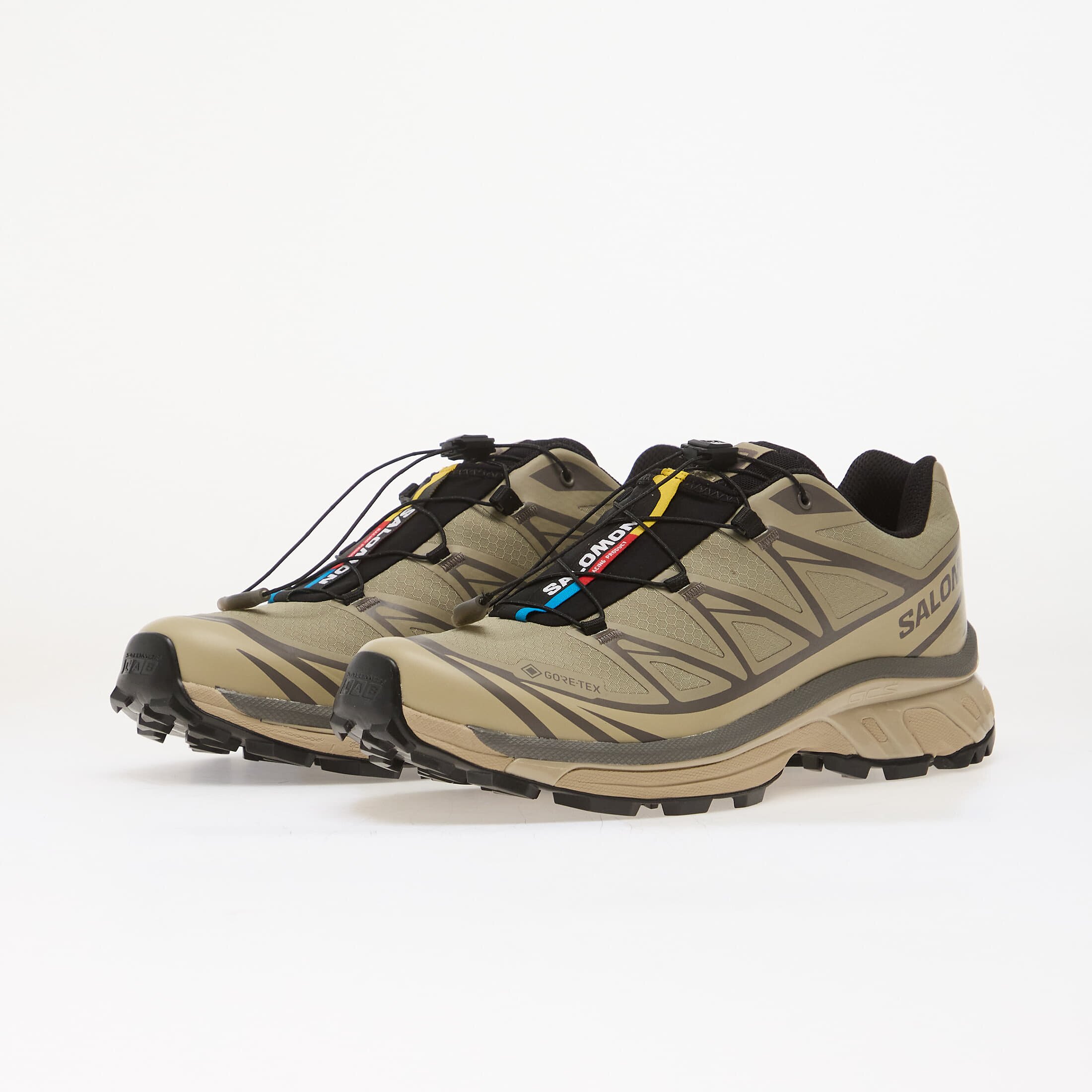 Salomon Сникърси XT-6 GTX White Pepper/ Silves/ Dark G