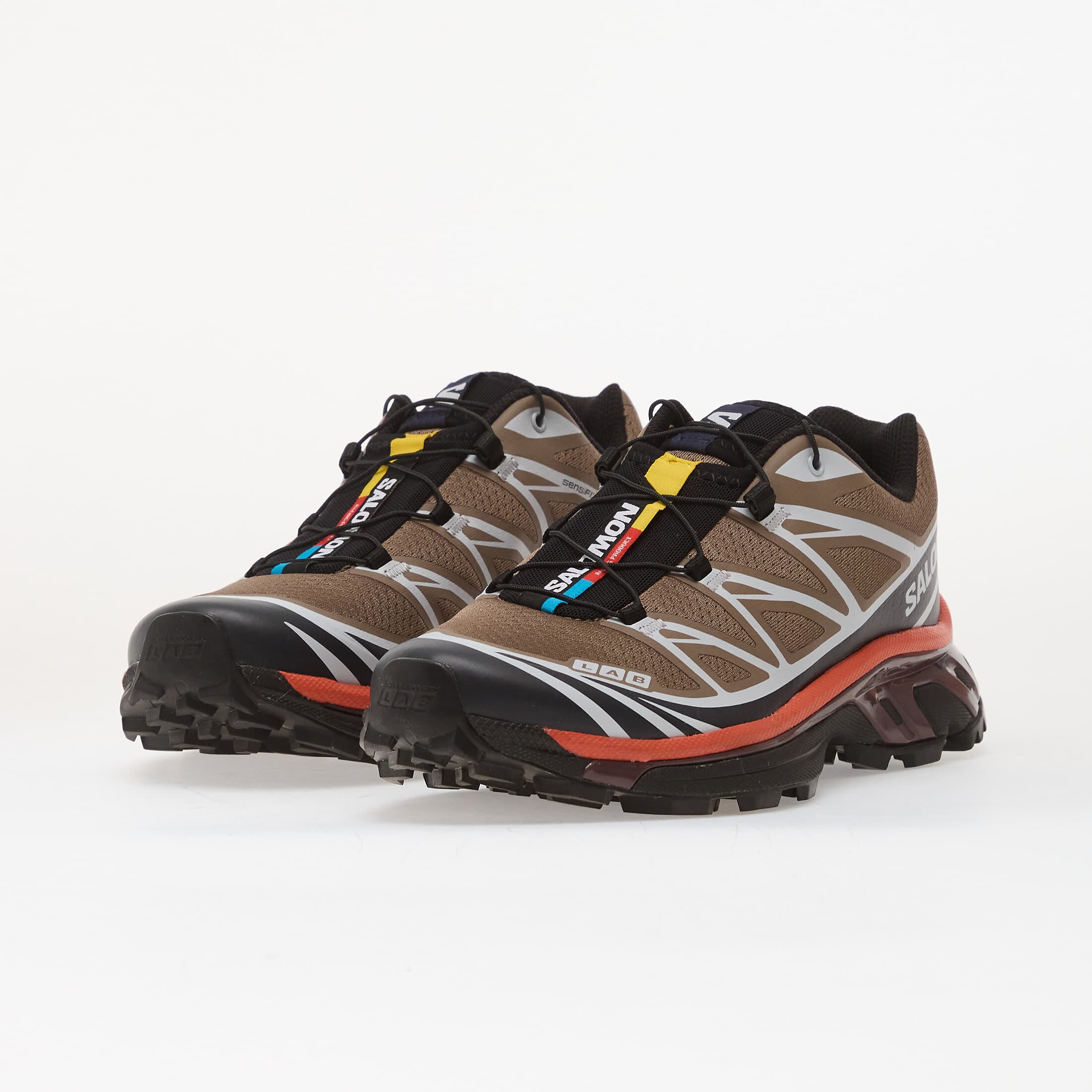 Salomon Сникърси XT-6 Walnut/ Maritime Blue/ Huckle