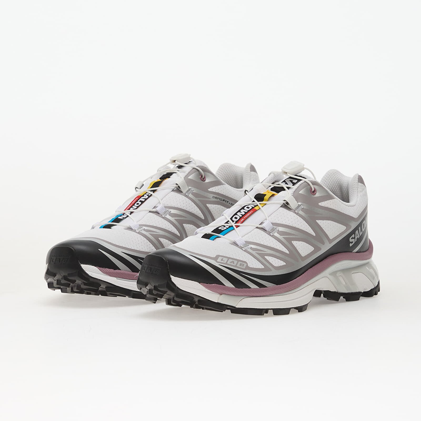 Salomon Сникърси XT-6 White/ Black/ Dusky Orchid