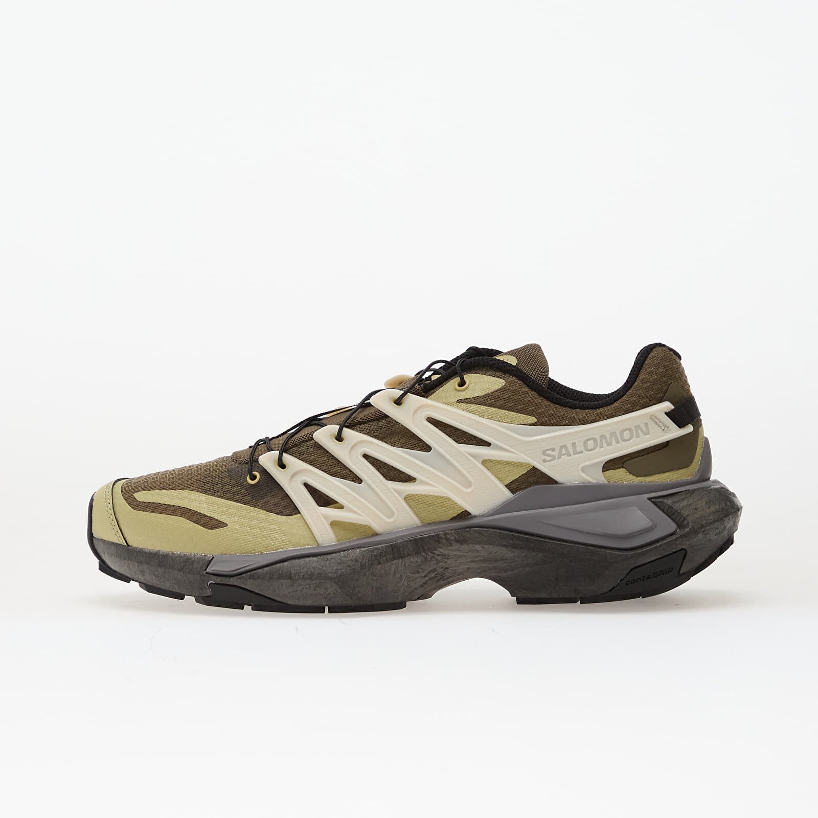 Salomon Сникърси XT Pu.Re Advanced Stone Gray/ Pale Olive Green/ Vanilla Ice