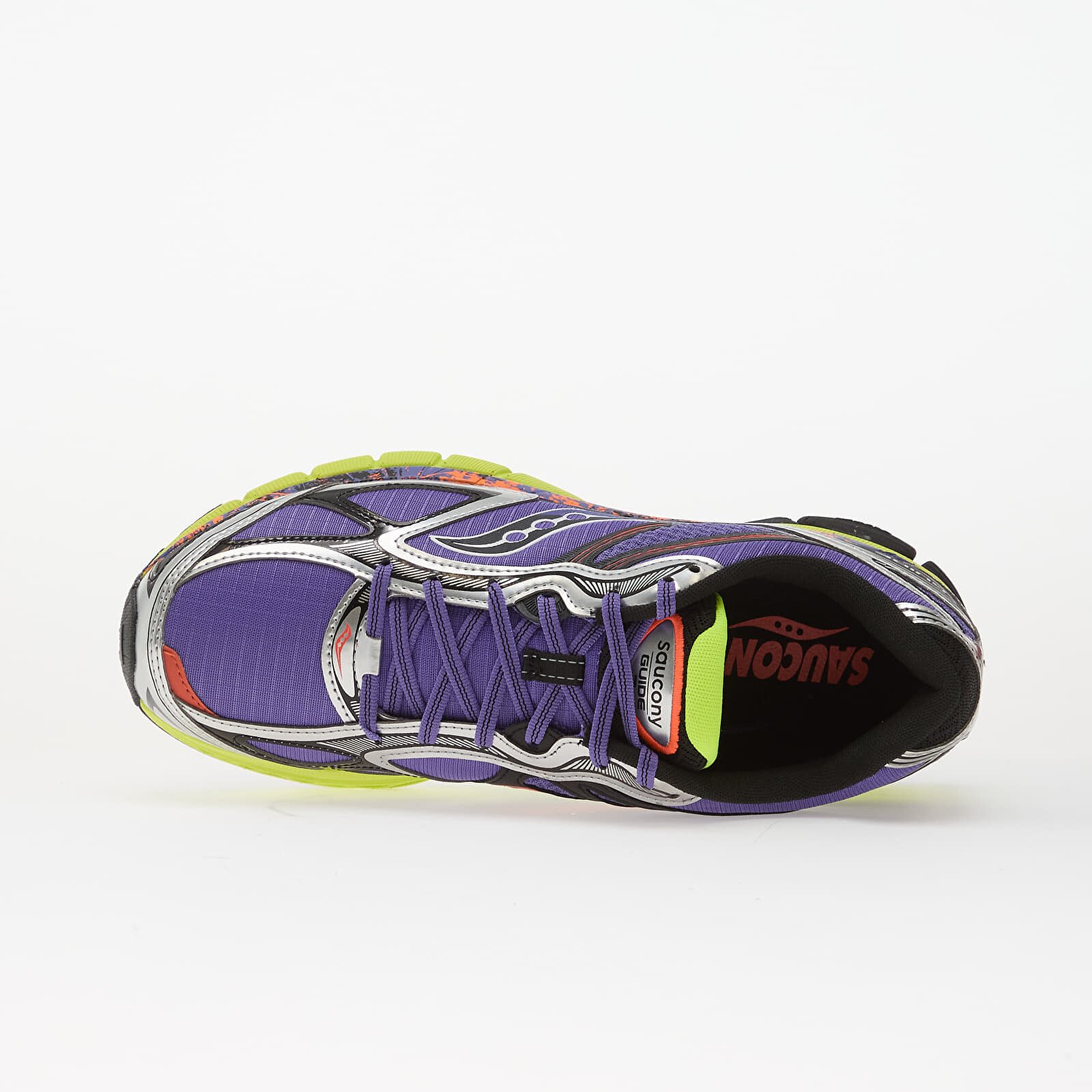 Saucony Сникърси Guide 7 Purple/ Citron