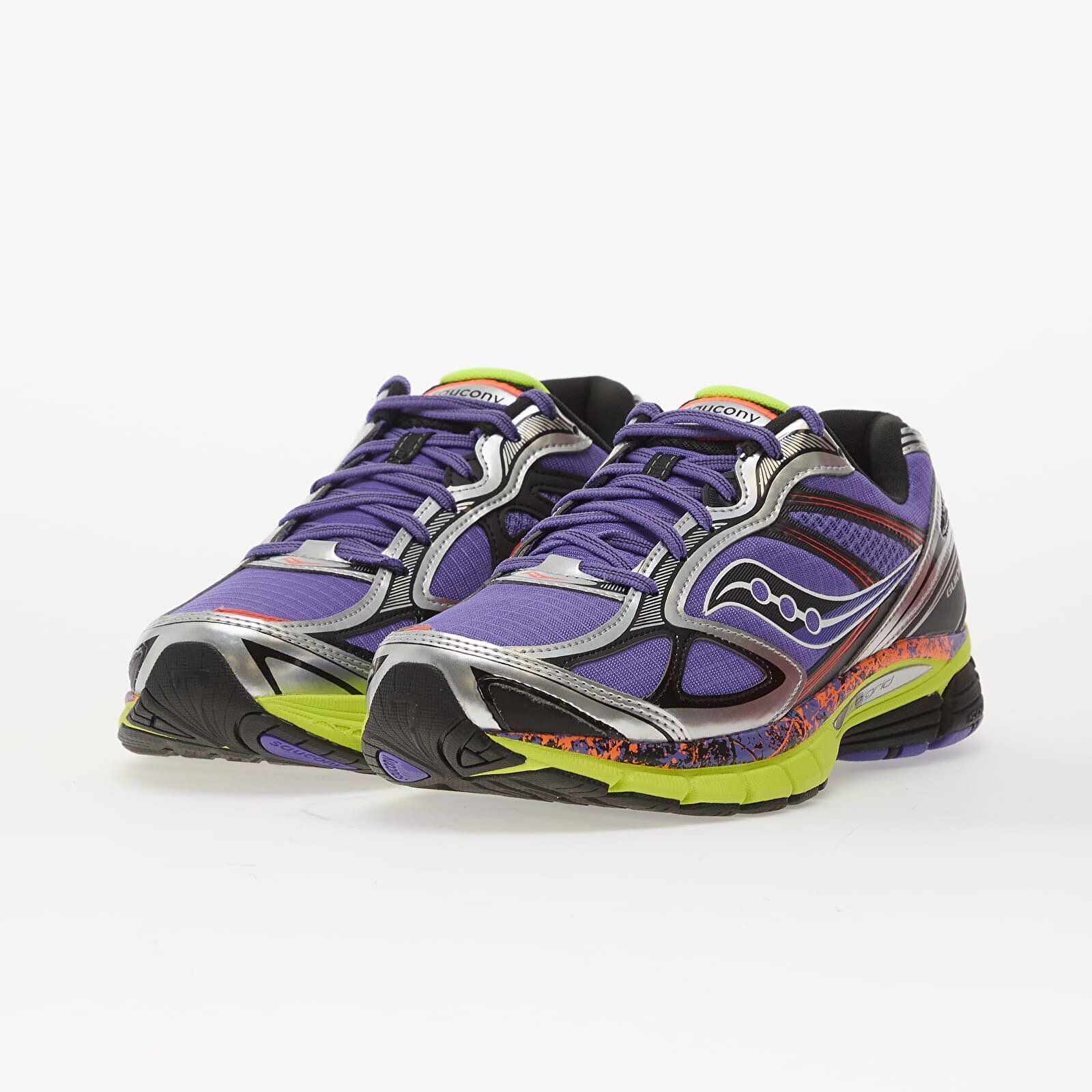 Saucony Сникърси Guide 7 Purple/ Citron