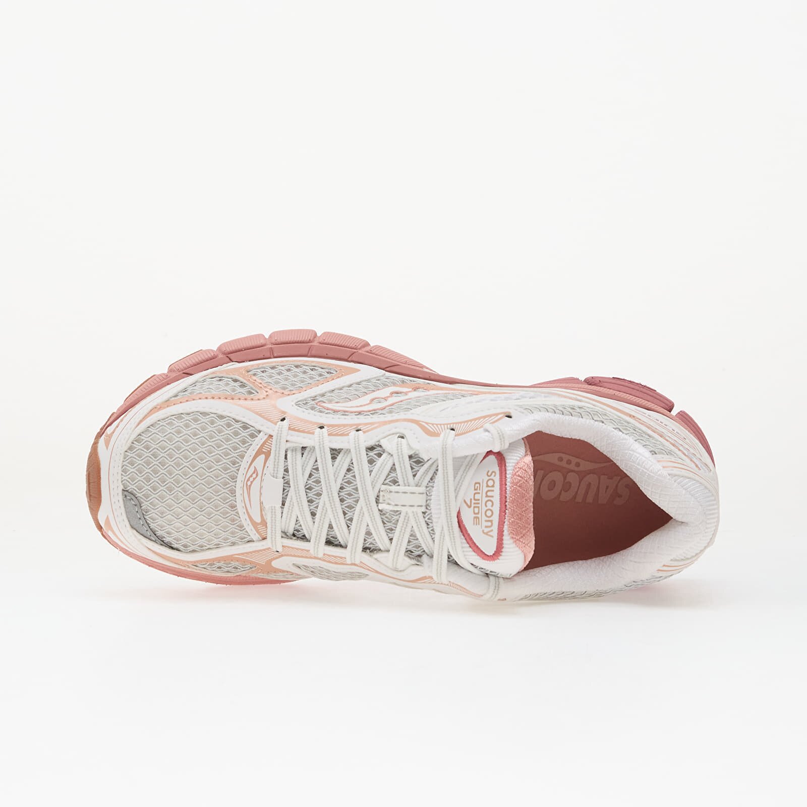 Saucony Сникърси Guide 7 White/ Peach