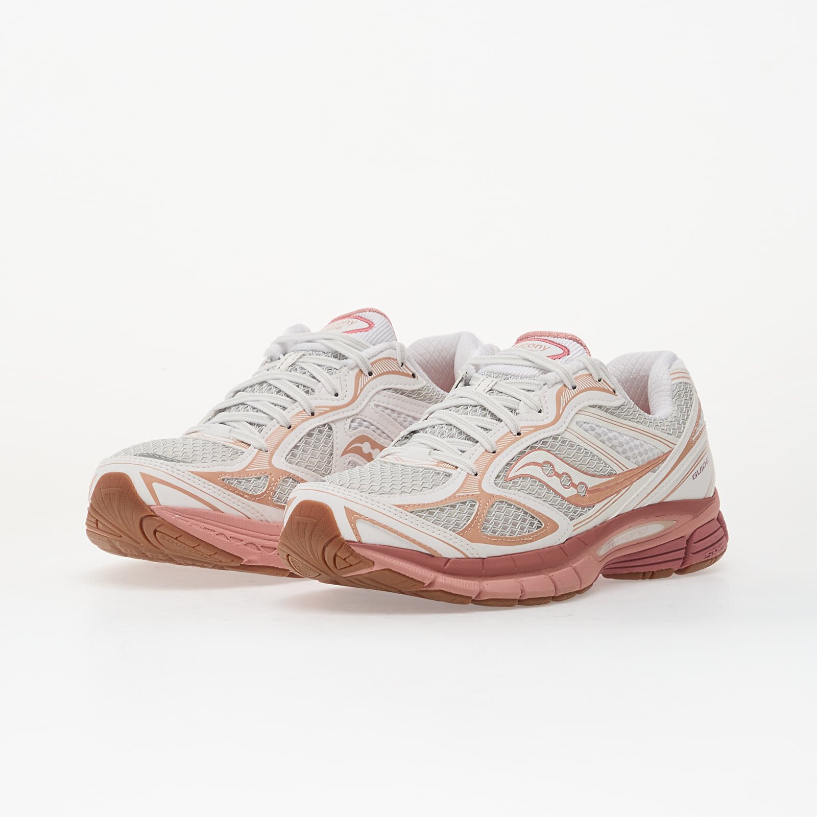 Saucony Сникърси Guide 7 White/ Peach
