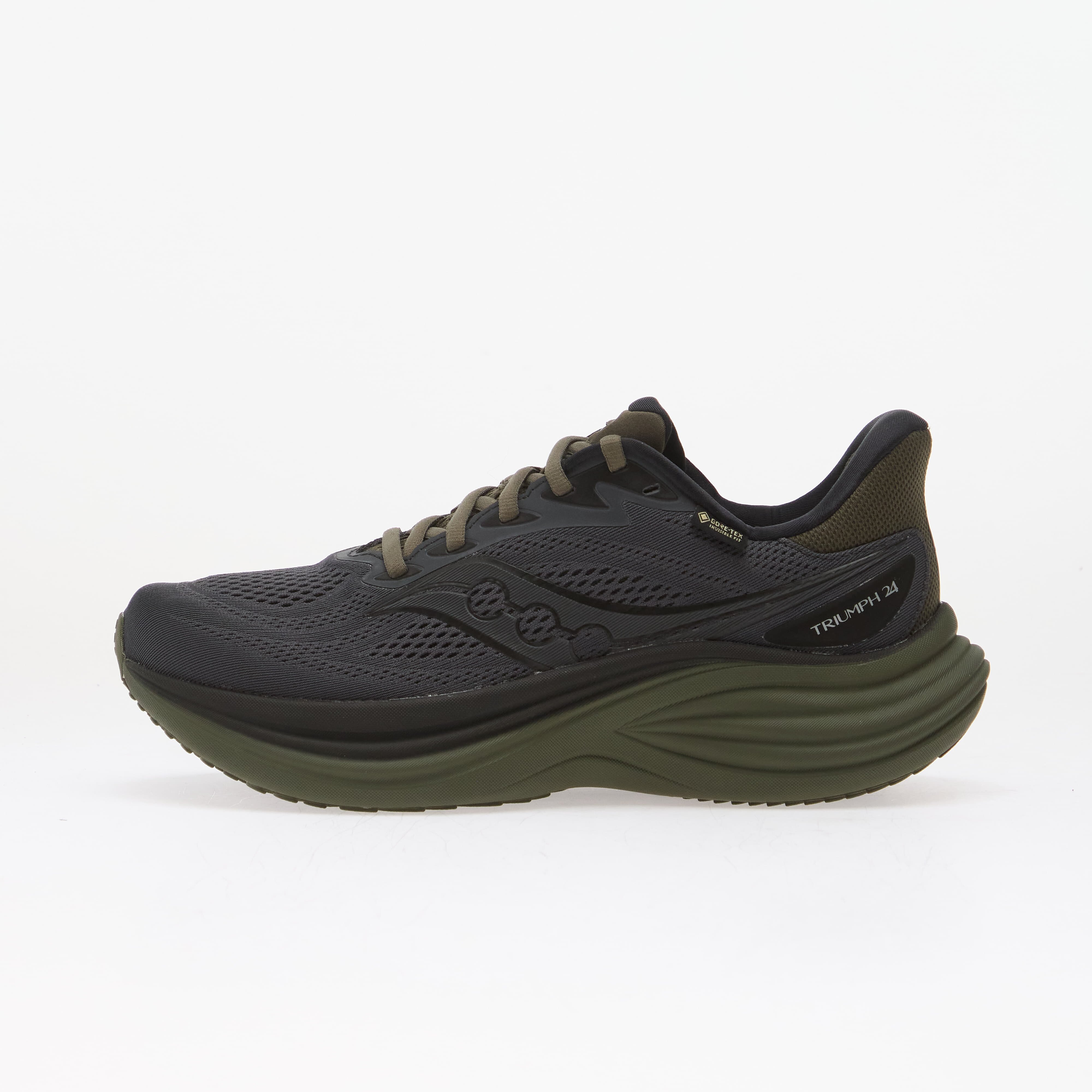Saucony Сникърси Triumph 24 Gtx Ebony/ Fatigue