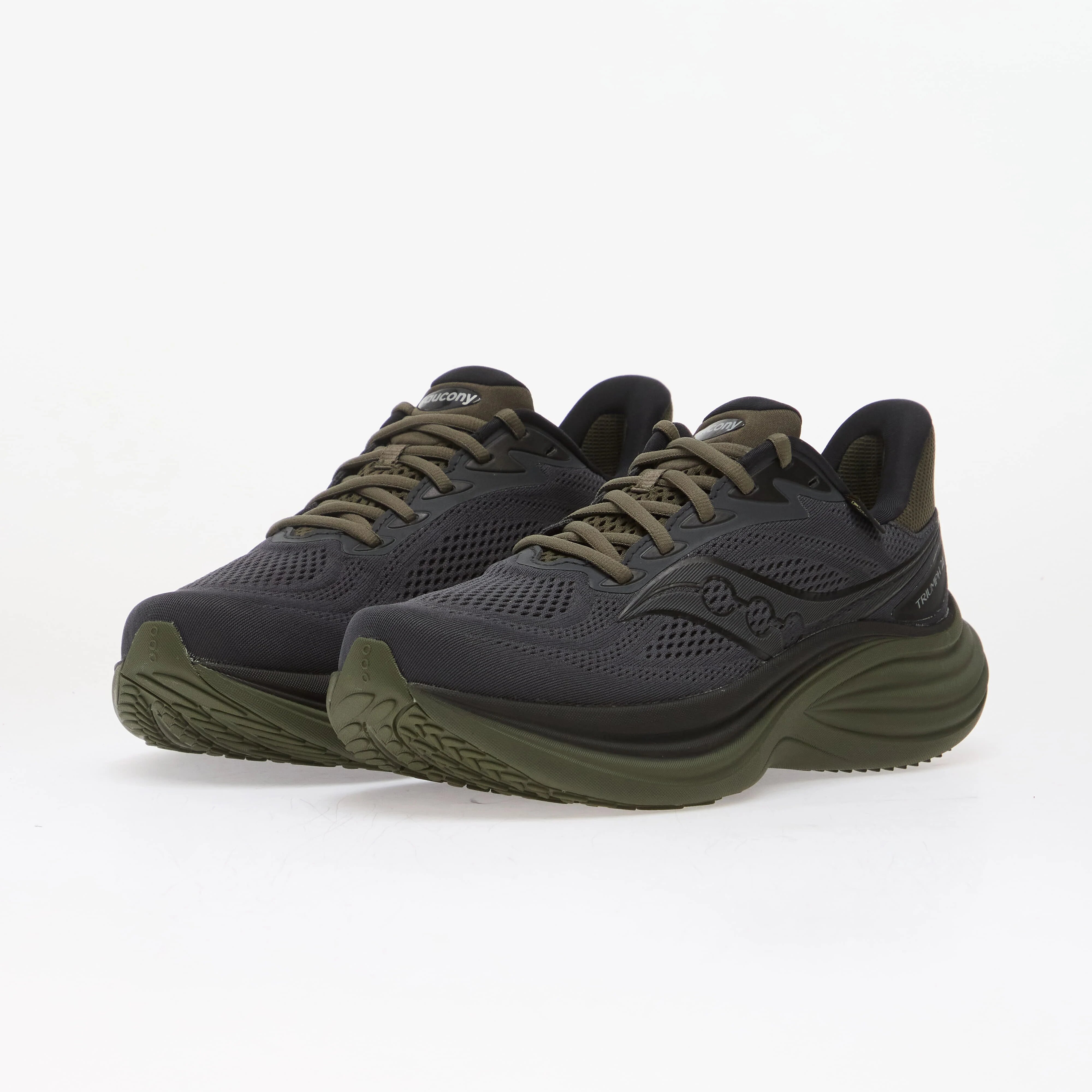 Saucony Сникърси Triumph 24 Gtx Ebony/ Fatigue