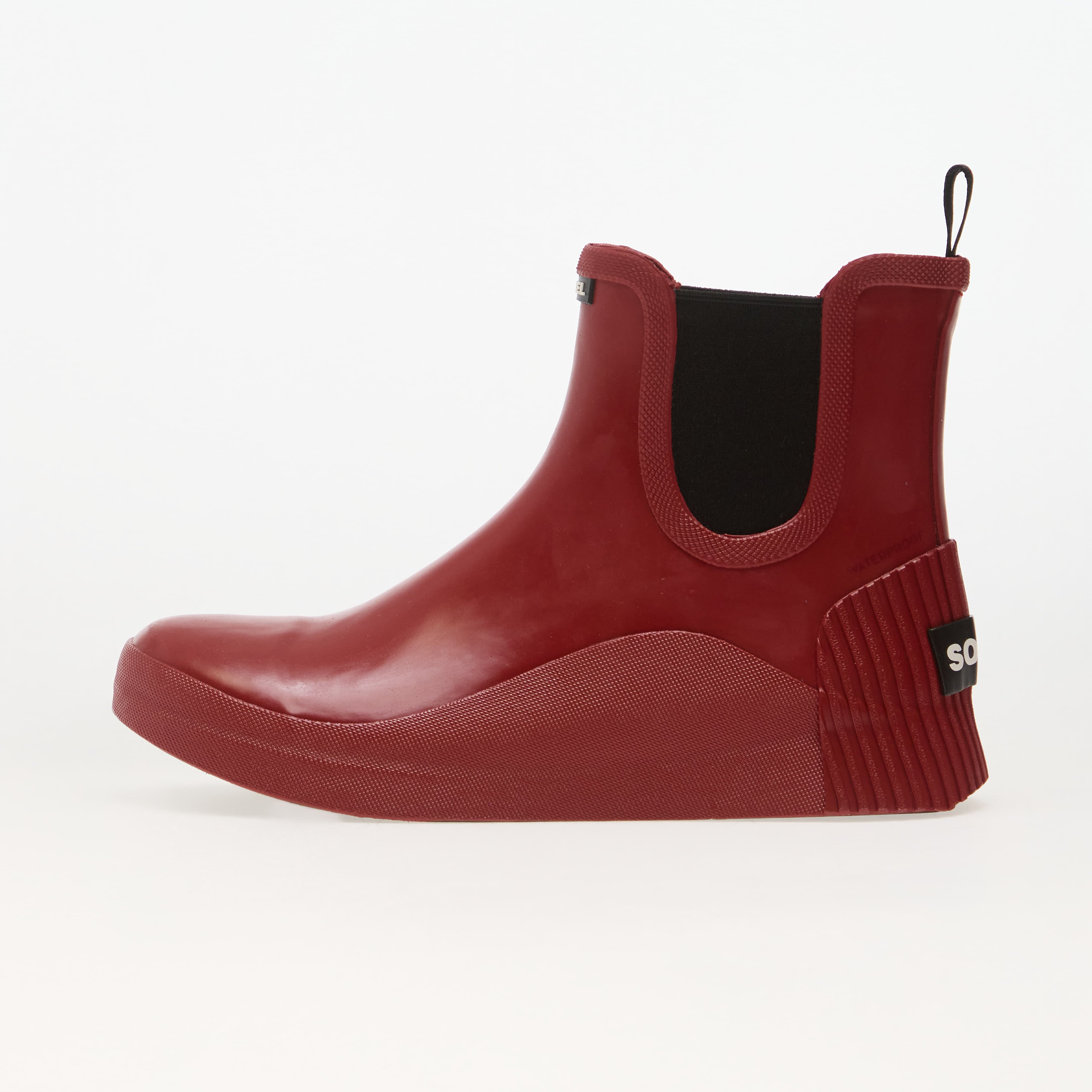 Sorel OUT N ABOUT™ IV CHELSEA RAIN WP Red Dahlia Black