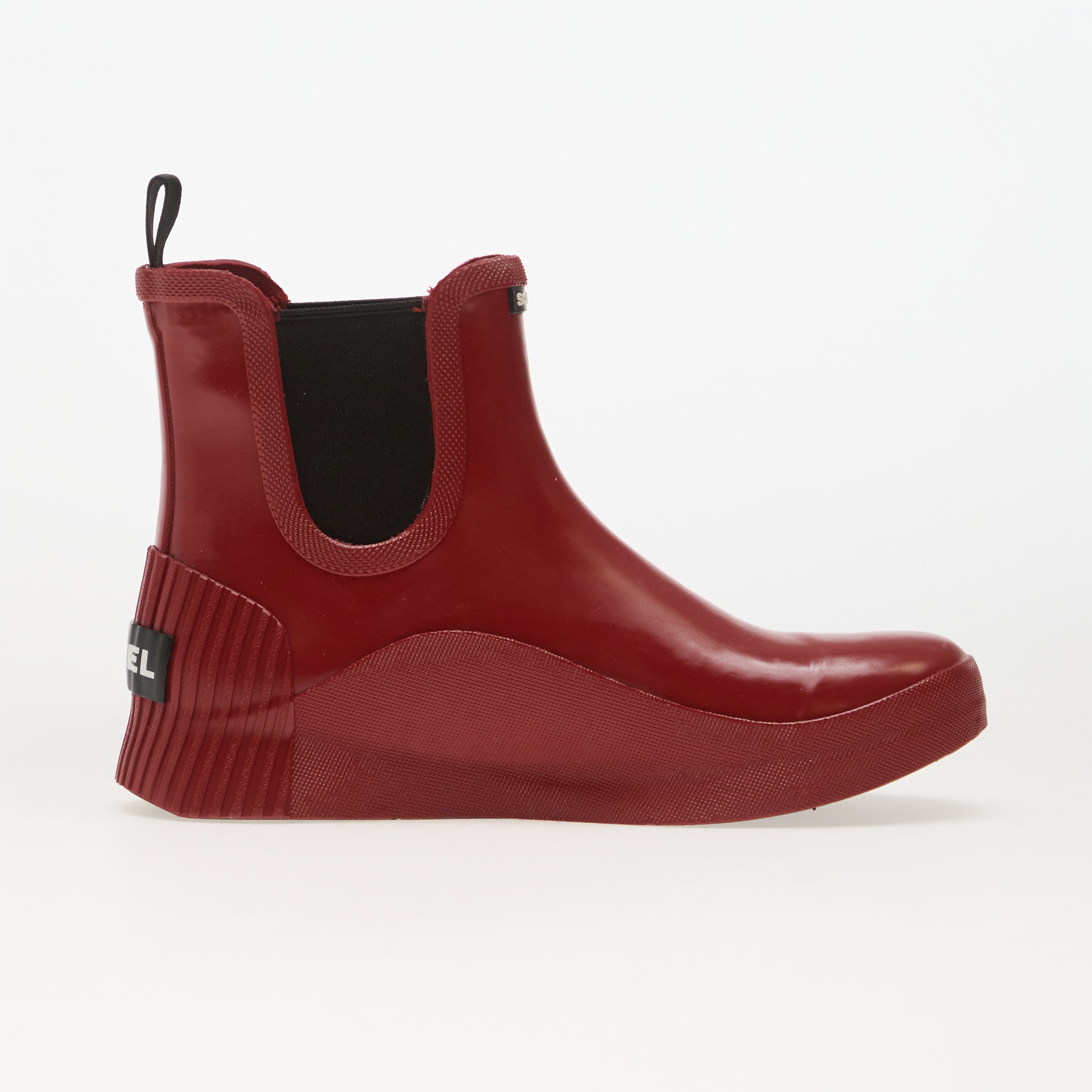 Sorel OUT N ABOUT™ IV CHELSEA RAIN WP Red Dahlia Black