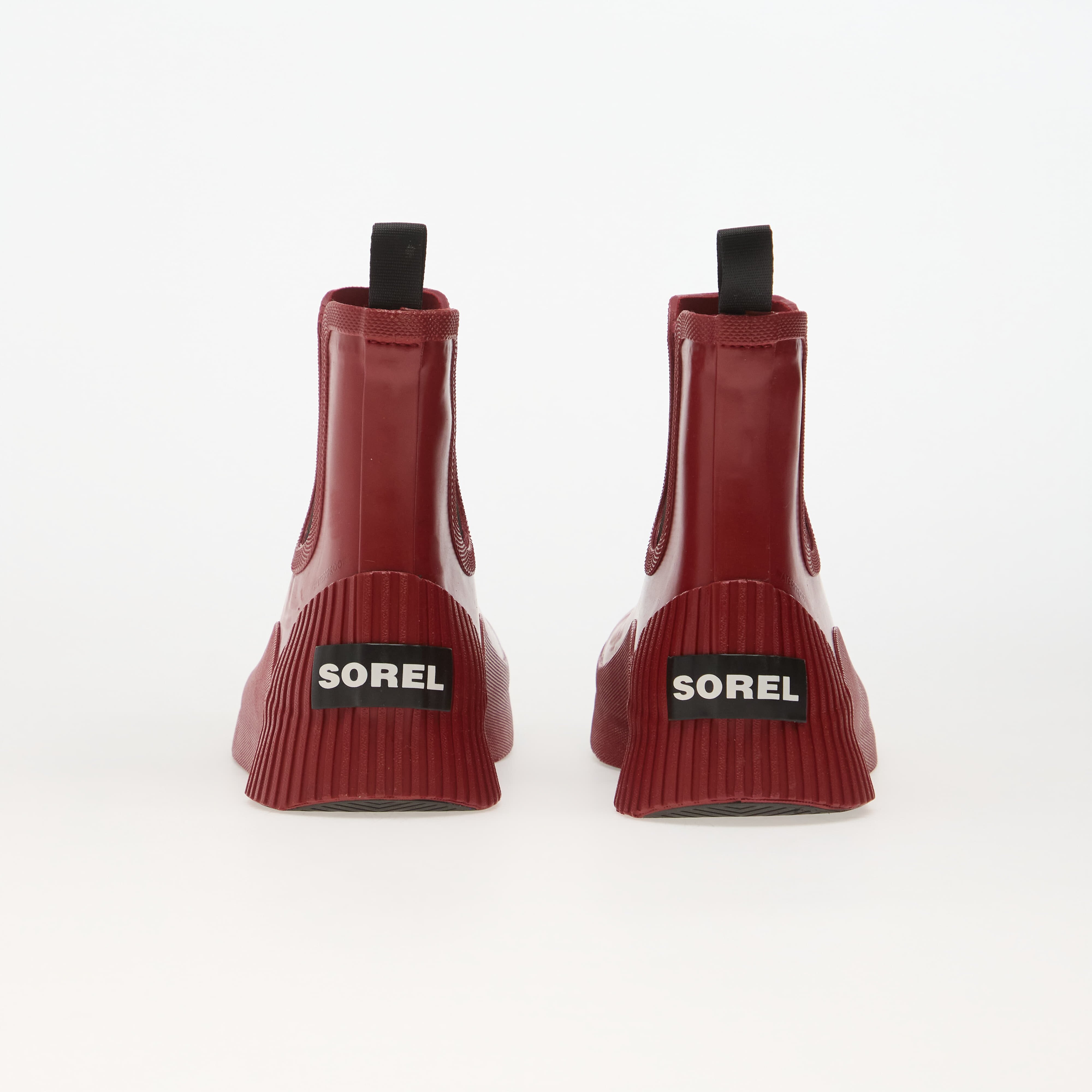 Sorel OUT N ABOUT™ IV CHELSEA RAIN WP Red Dahlia Black