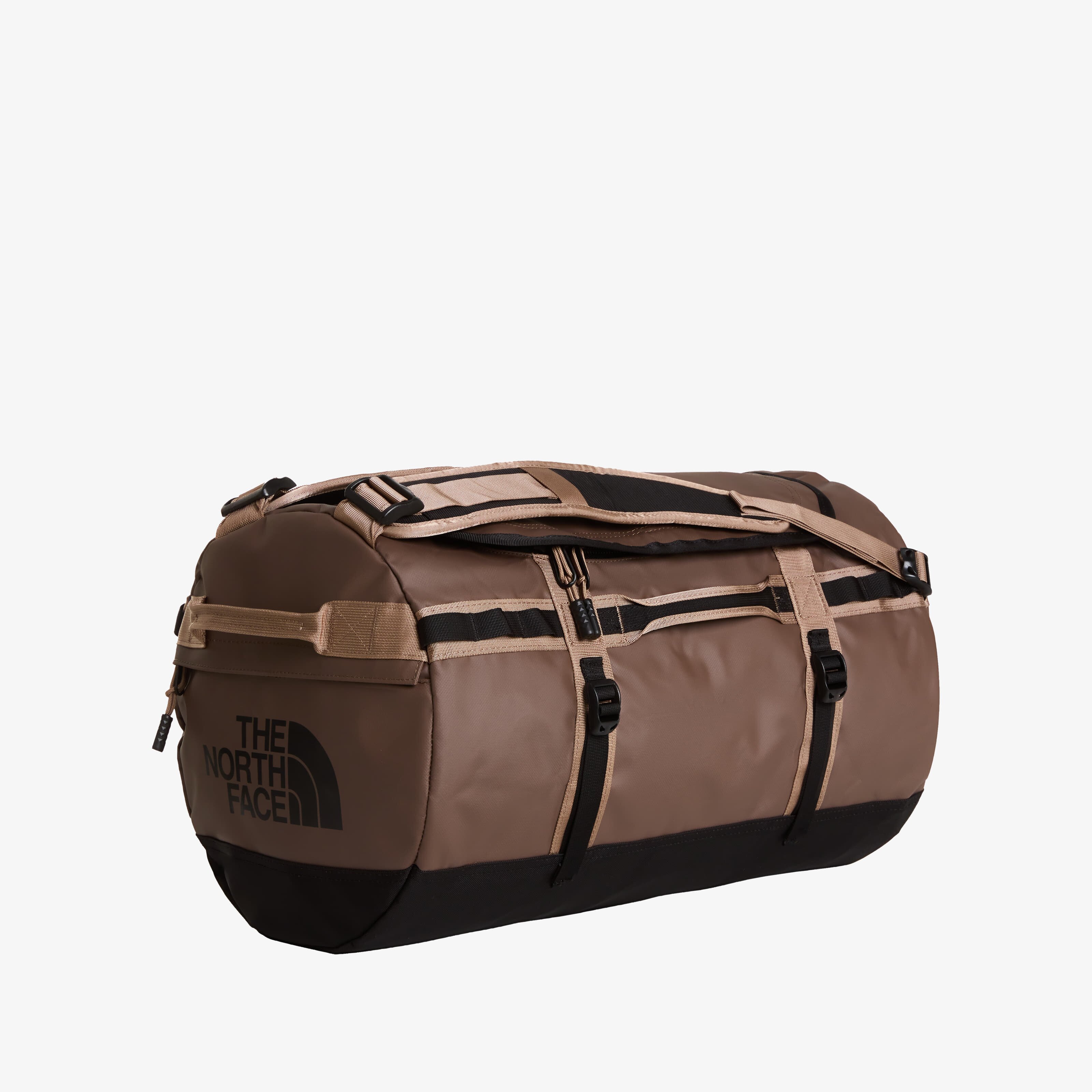 The North Face Base Camp Duffel - S Smokey Brown/TNF Black/Garnet