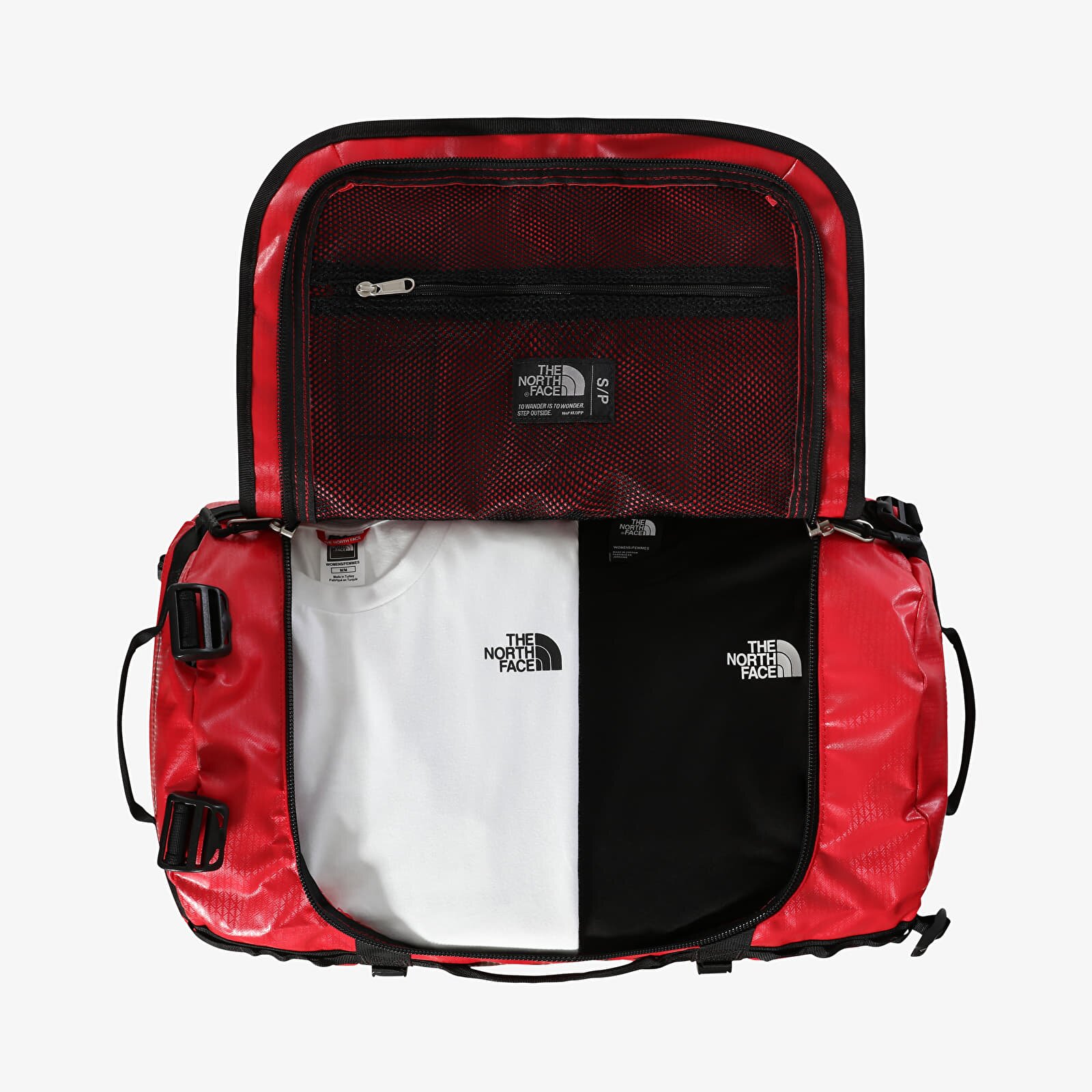 The North Face Base Camp Duffel - S TNF Red/ TNF Black