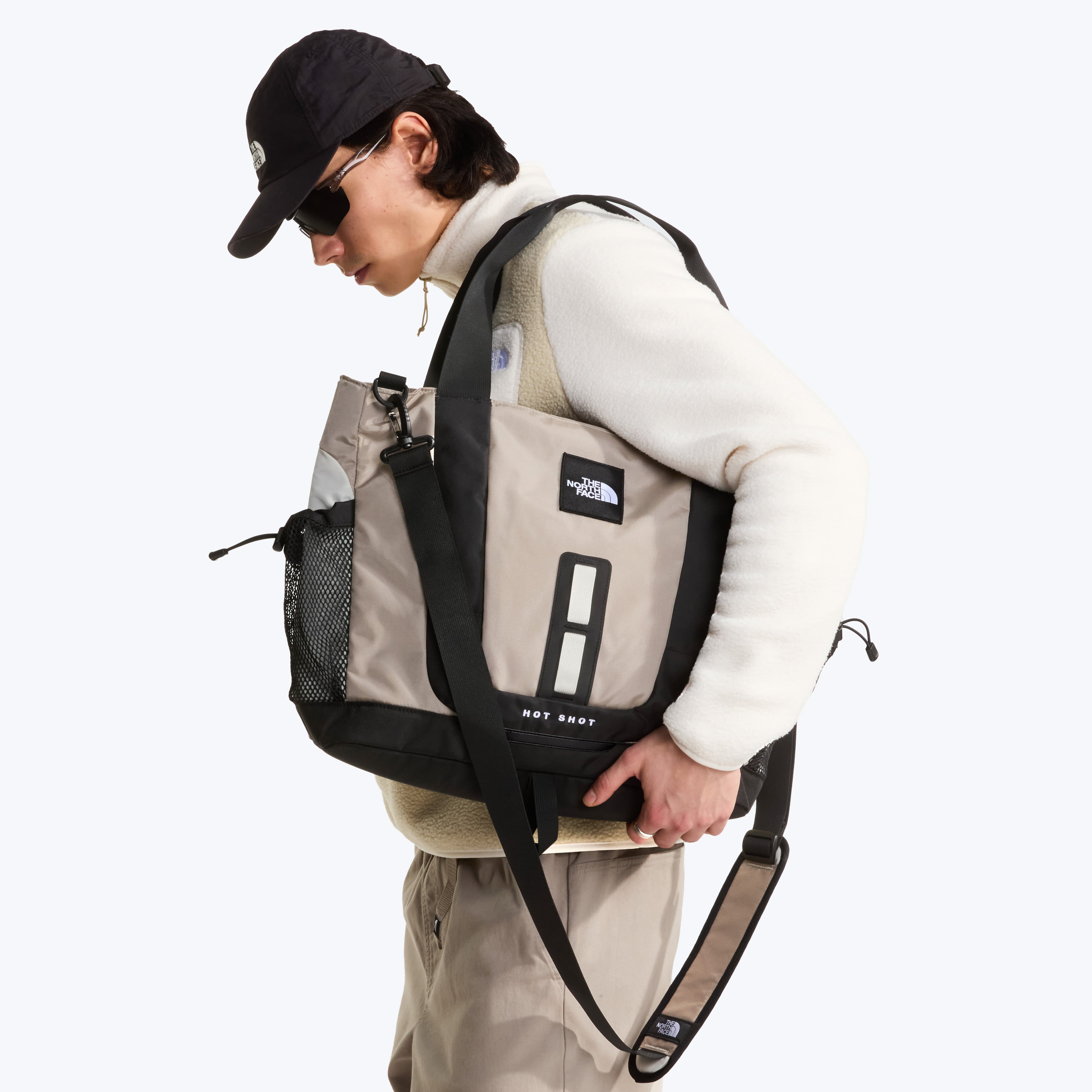 The North Face Чанта Hot Shot Tote Stone Slab/ Cumulus Cloud