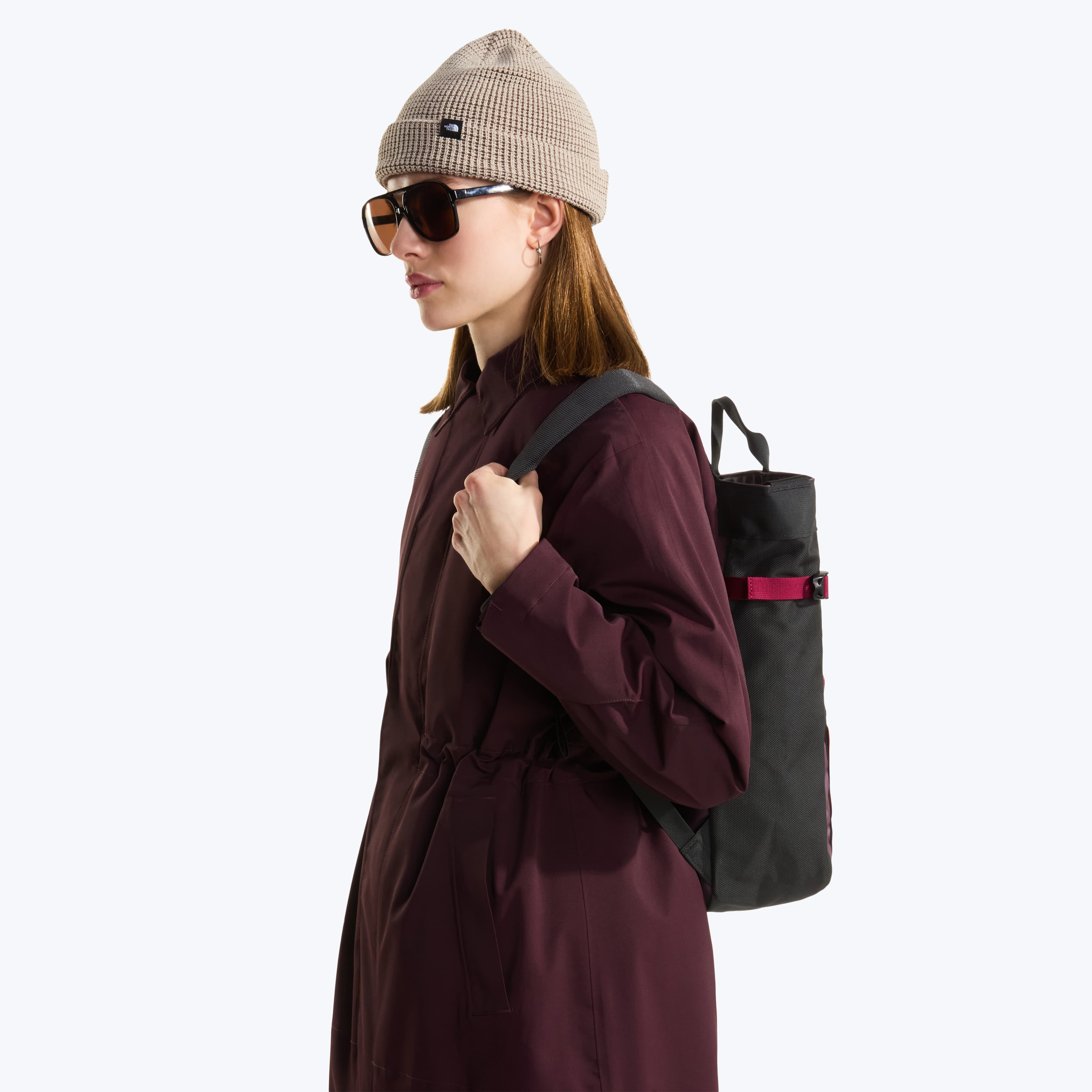 The North Face Раница Base Camp Tote Pack Deep Burgundy/TNF Black