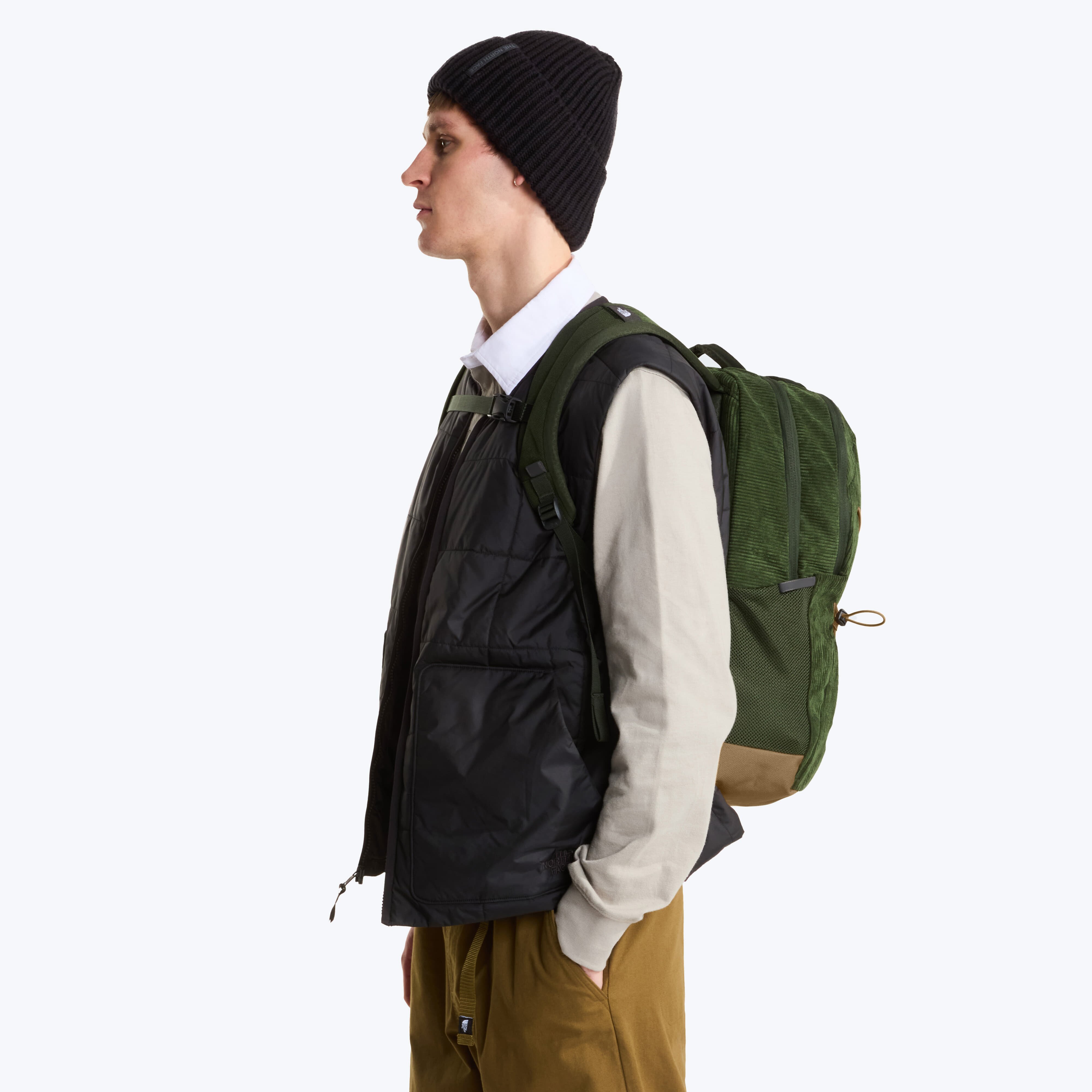 The North Face Раница Jester Pro Bottle Green/ Leather Brown