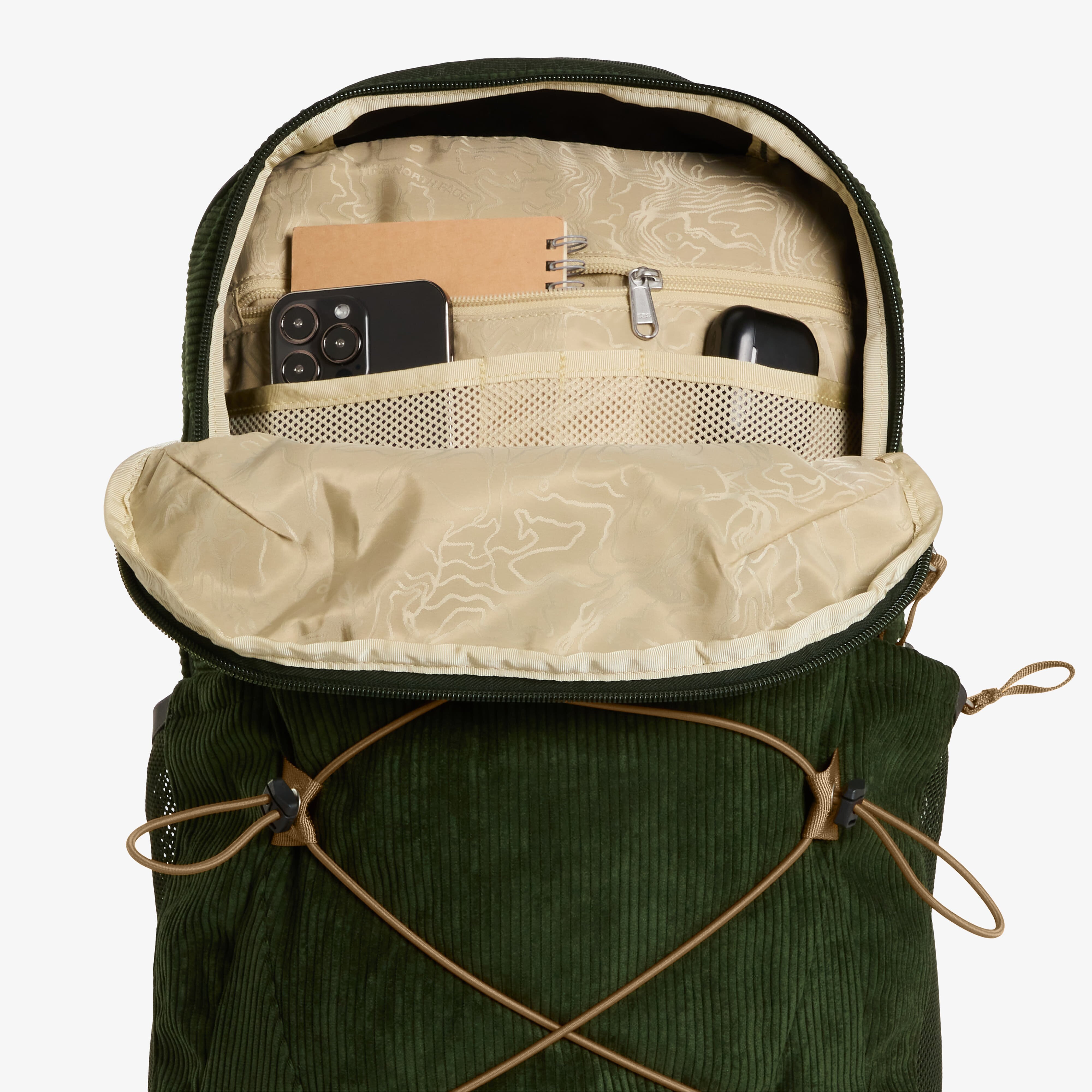The North Face Раница Jester Pro Bottle Green/ Leather Brown
