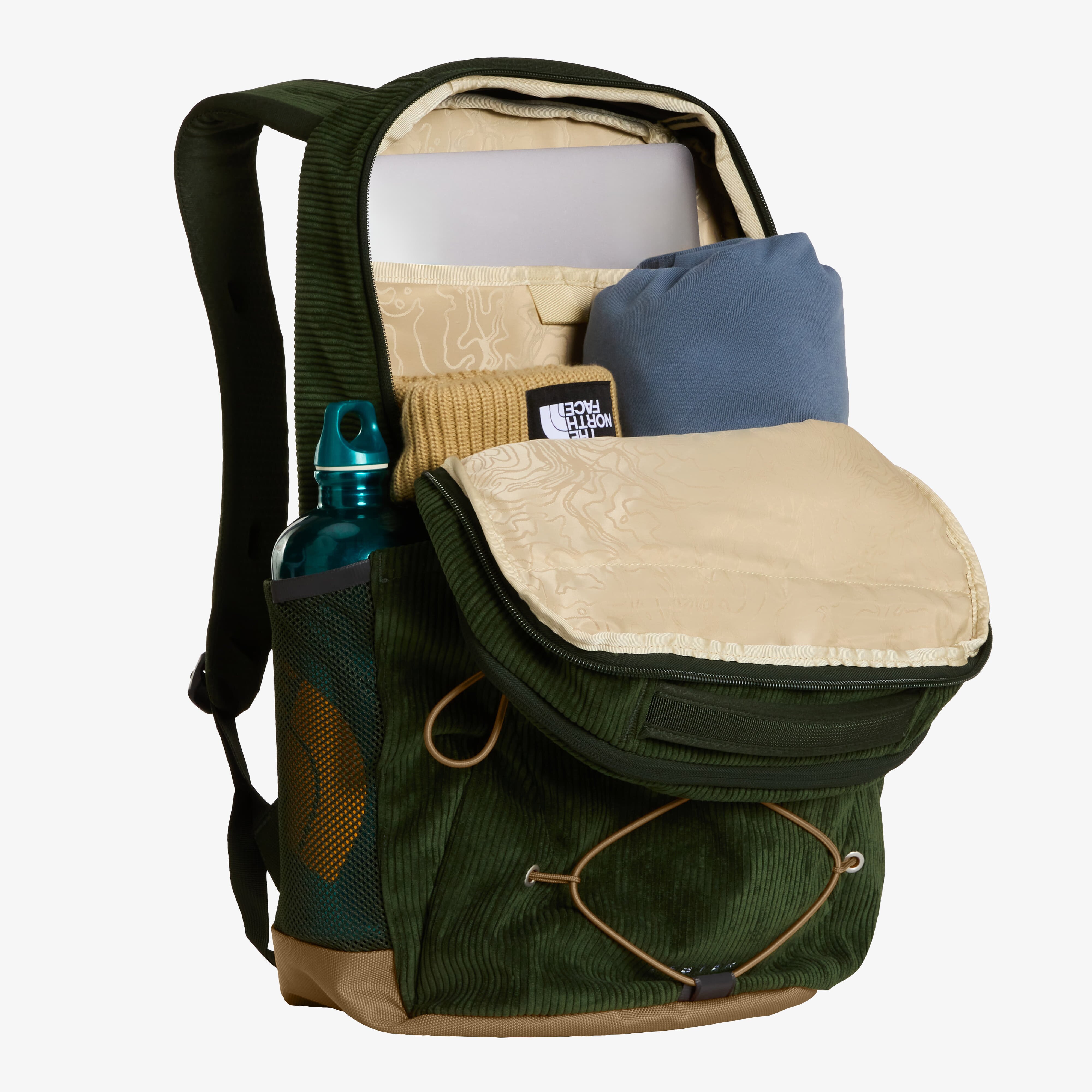 The North Face Раница Jester Pro Bottle Green/ Leather Brown