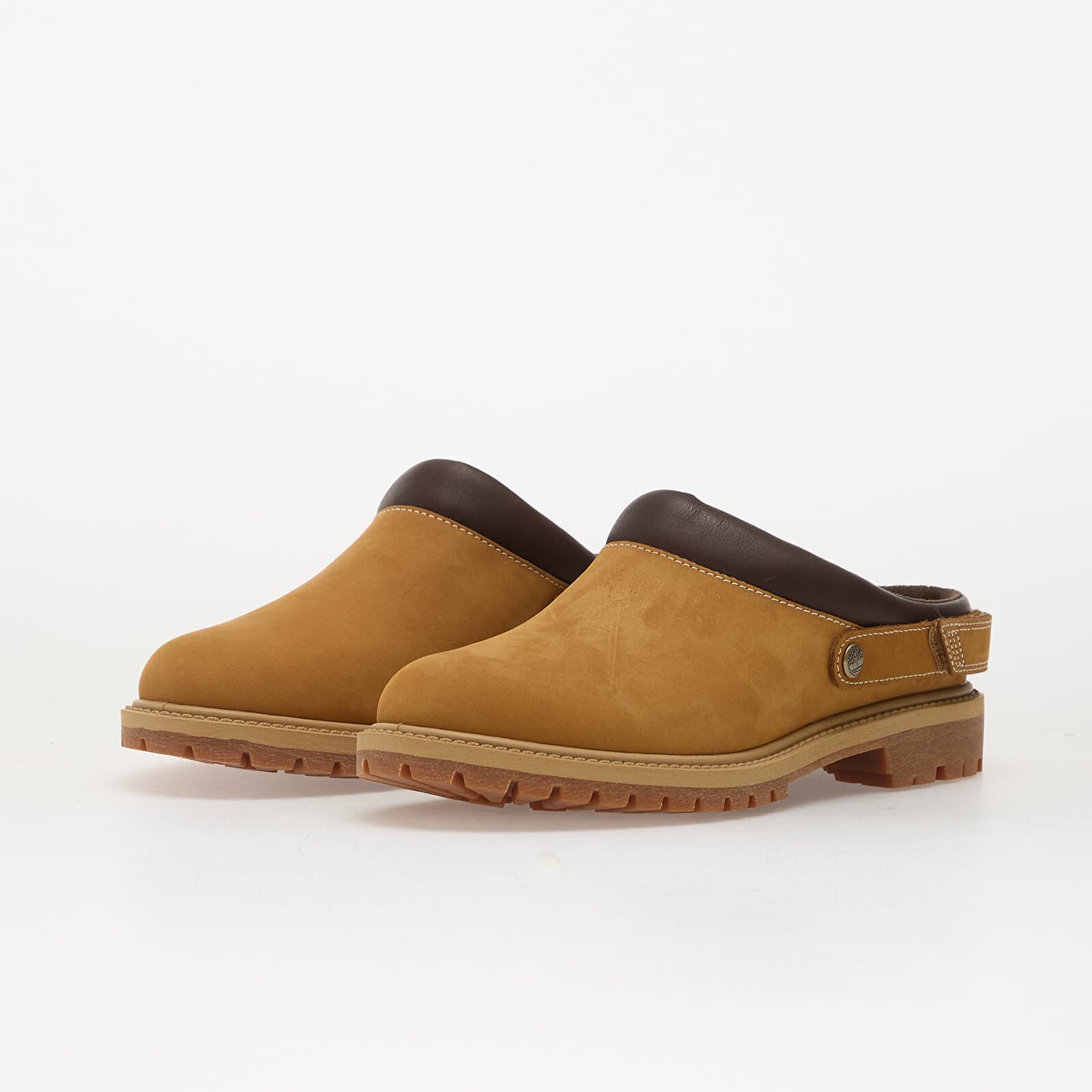 Timberland Premium Clog Shoe Wheat Nubuck