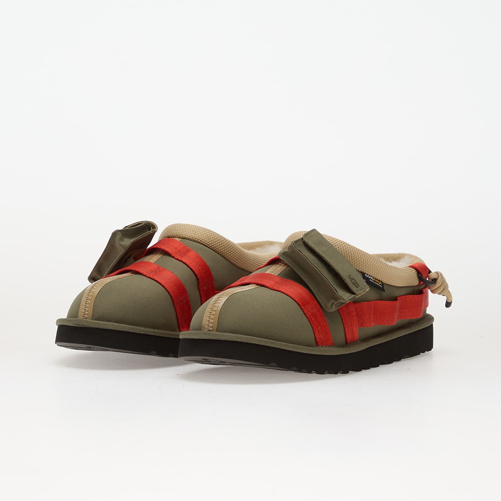 Ugg Сникърси M Tasman Wildwood Burtn Olive/ Red Pepper
