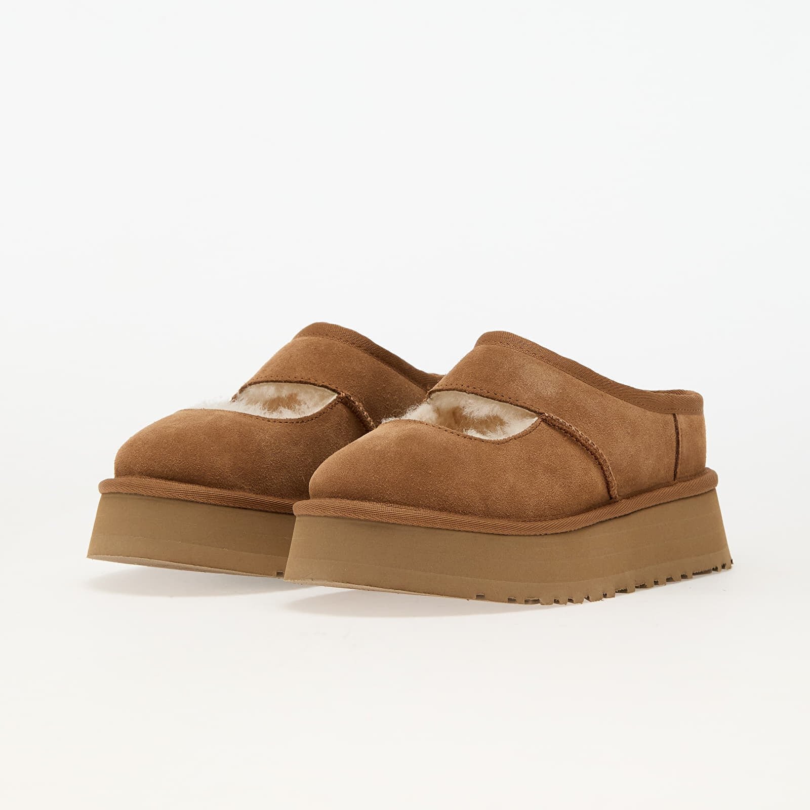 Ugg Сникърси W Bea Mary Jane Chestnut