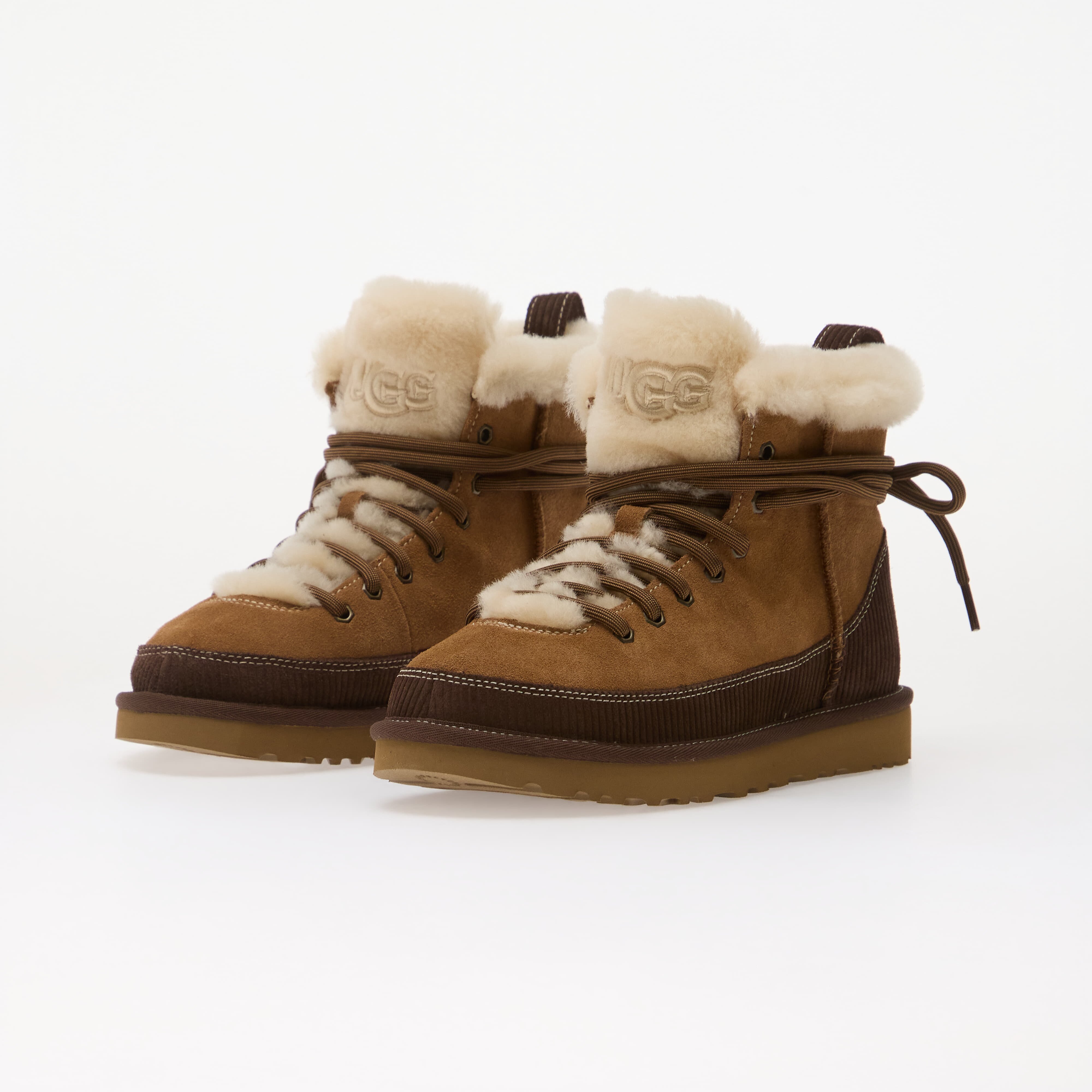 Ugg Сникърси W Classic Heritage Lace-Up Chestnut