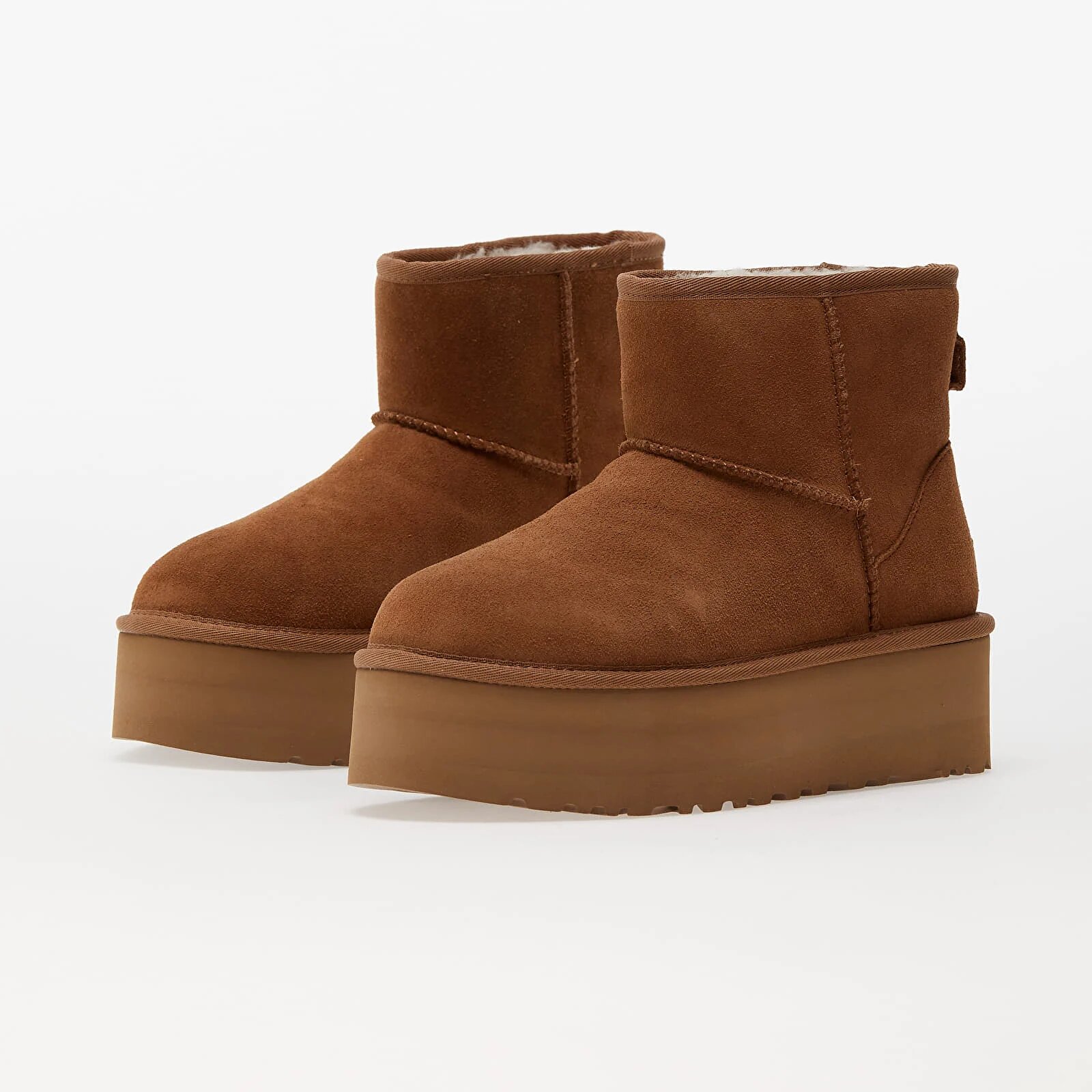 Ugg Сникърси W Classic Mini Platform Chestnut