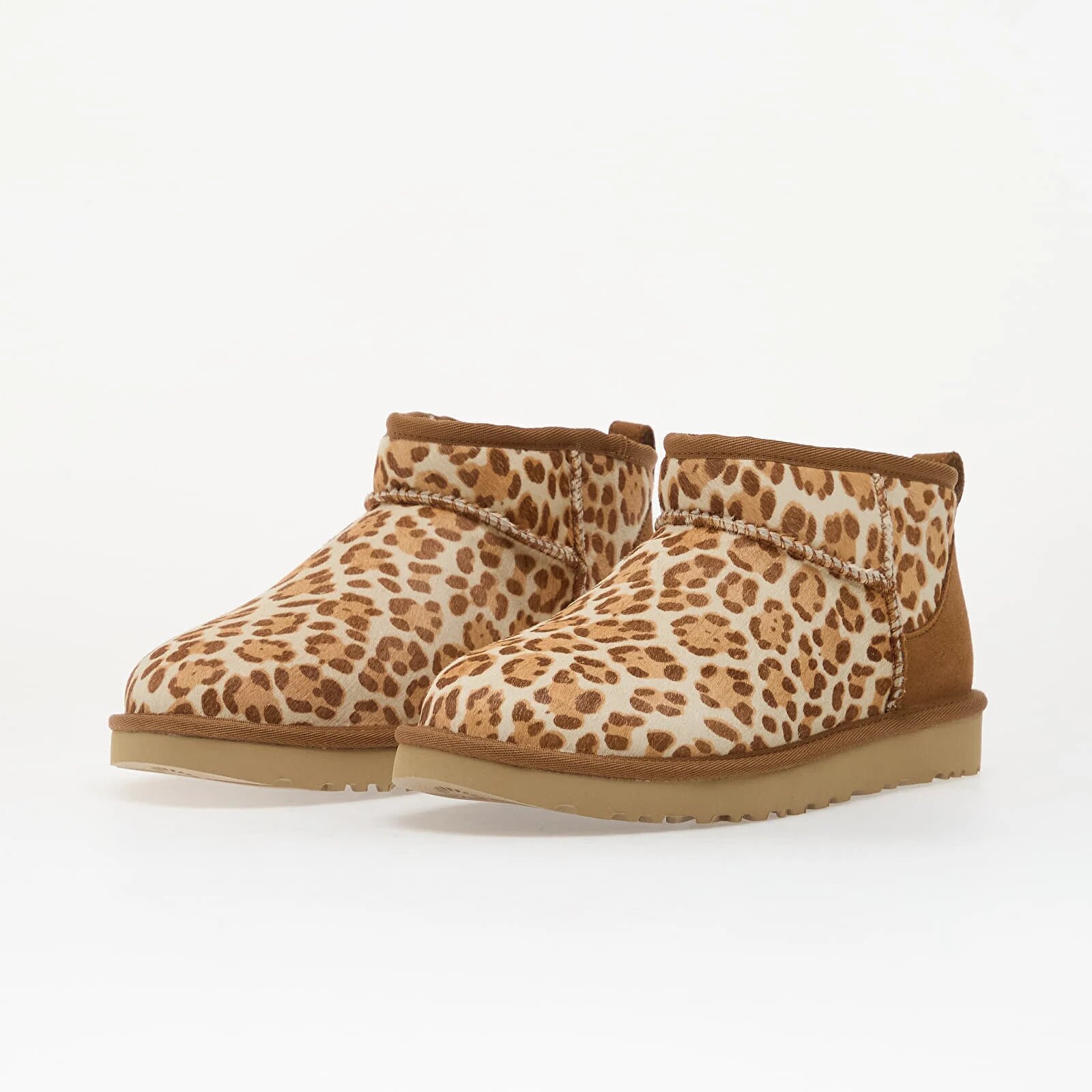 Ugg Сникърси W Classic Ultra Mini Plains Felicity Leopard Jasmine