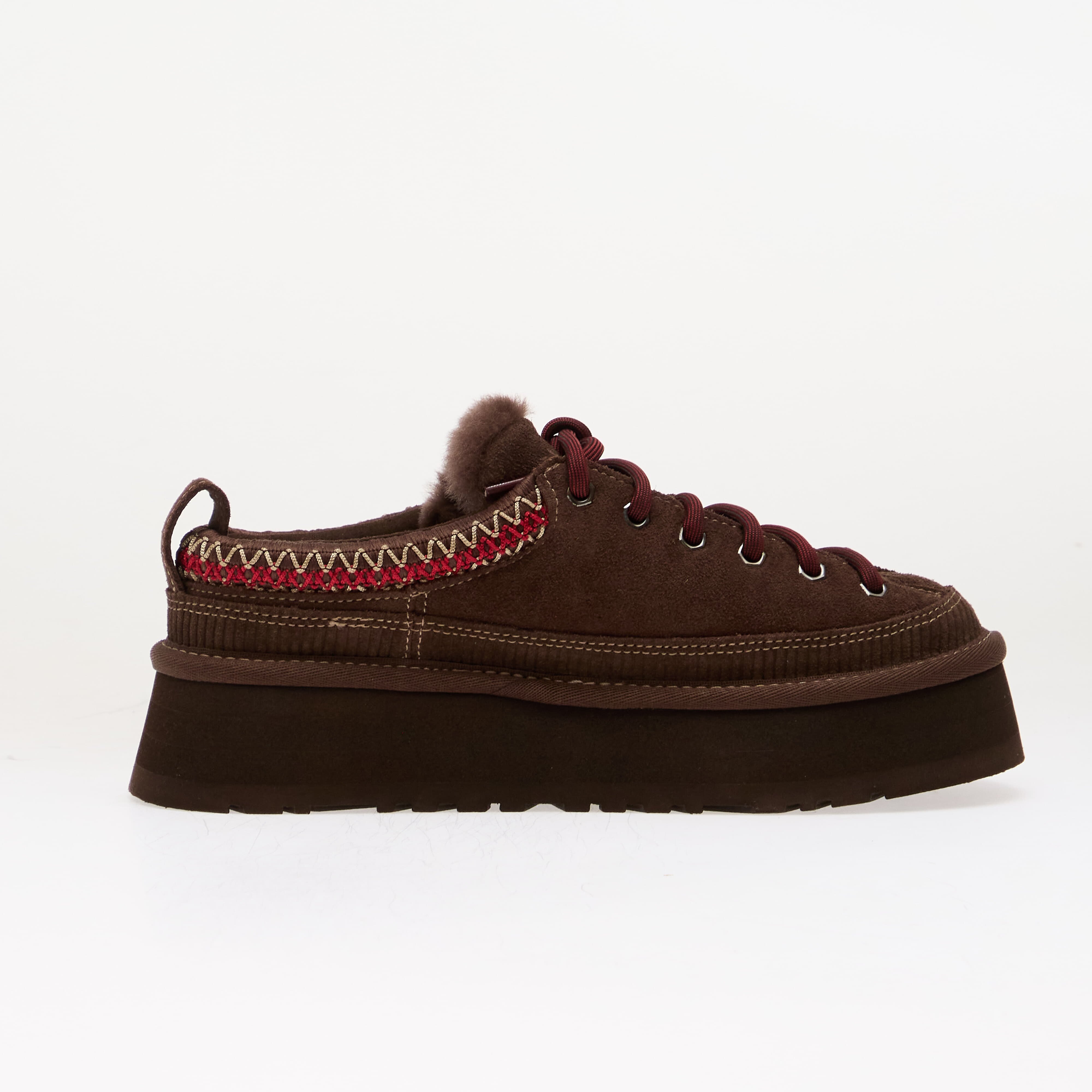 Ugg Сникърси W Heritage Lace-Up Slipper Burnt Cedar