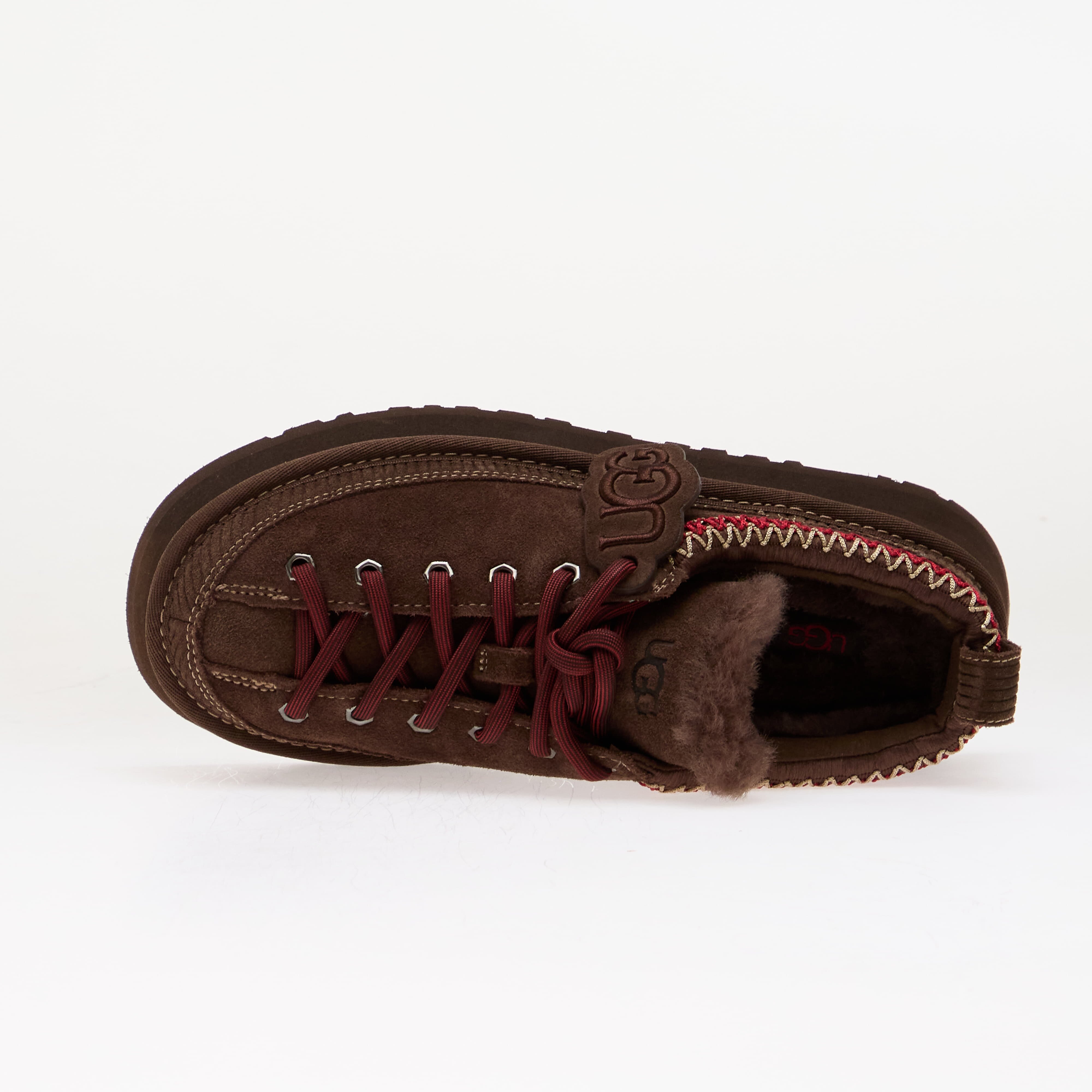 Ugg Сникърси W Heritage Lace-Up Slipper Burnt Cedar