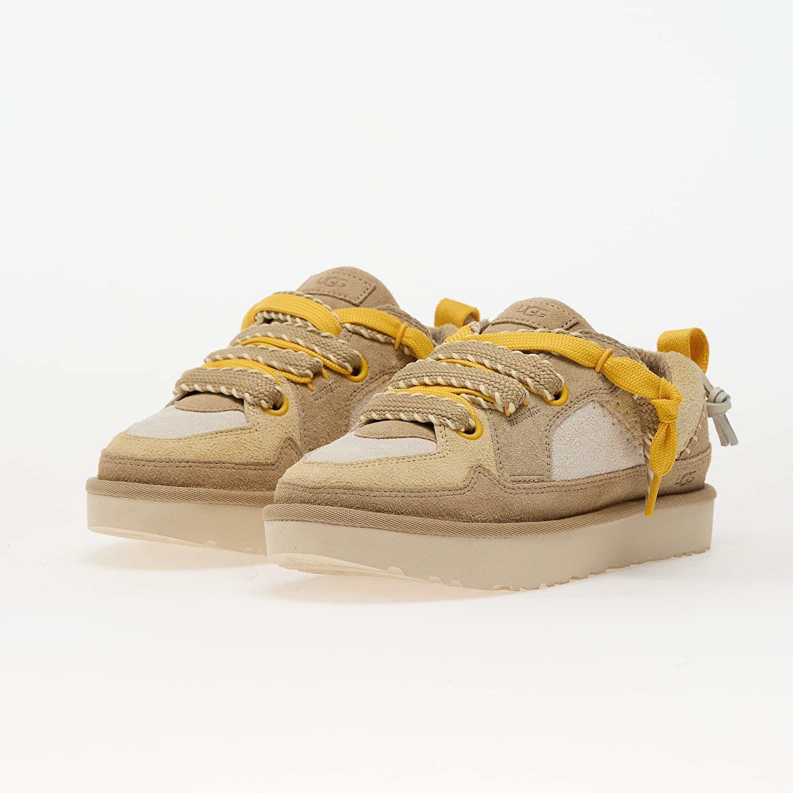 Ugg Сникърси W Lo Lowmel Biarritz Mustard Seed