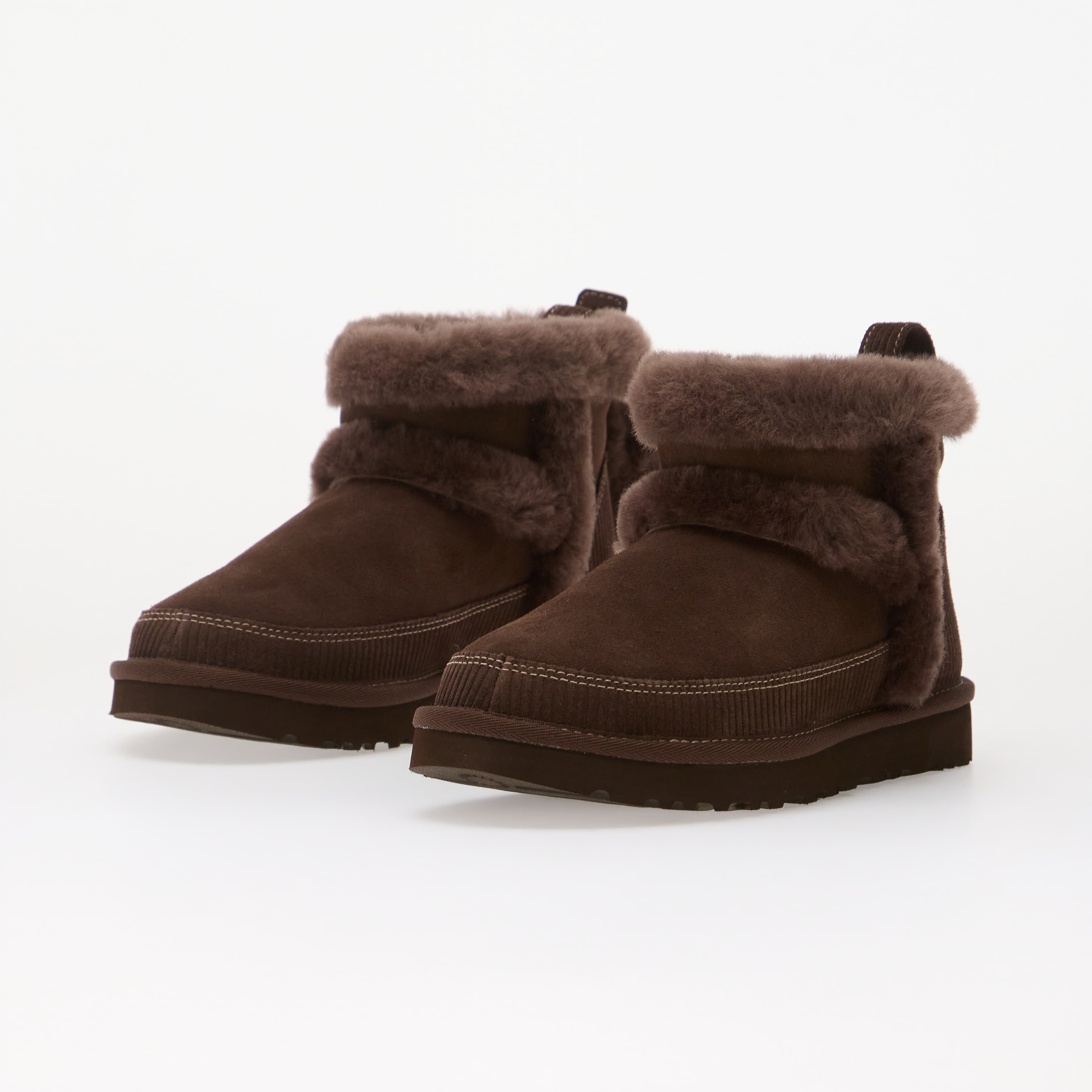 Ugg W Classic Mini Heritage Burnt Cedar