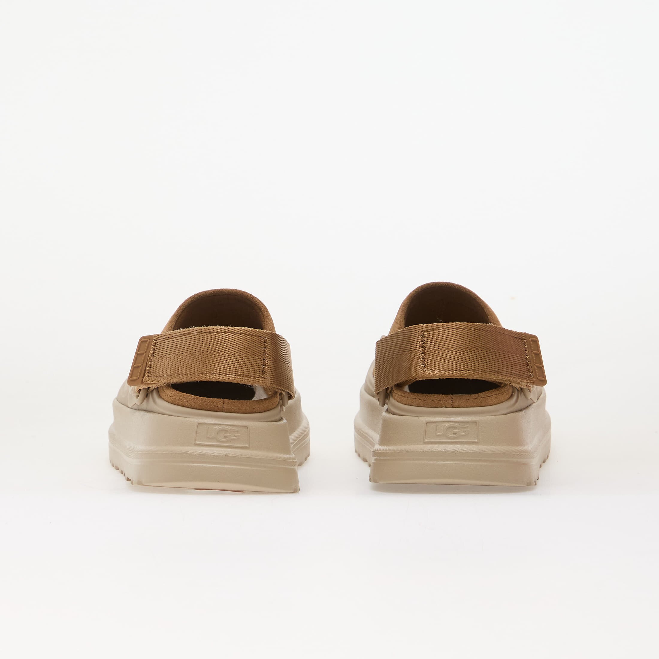 Ugg W Goldenglow Suede Clog Chestnut