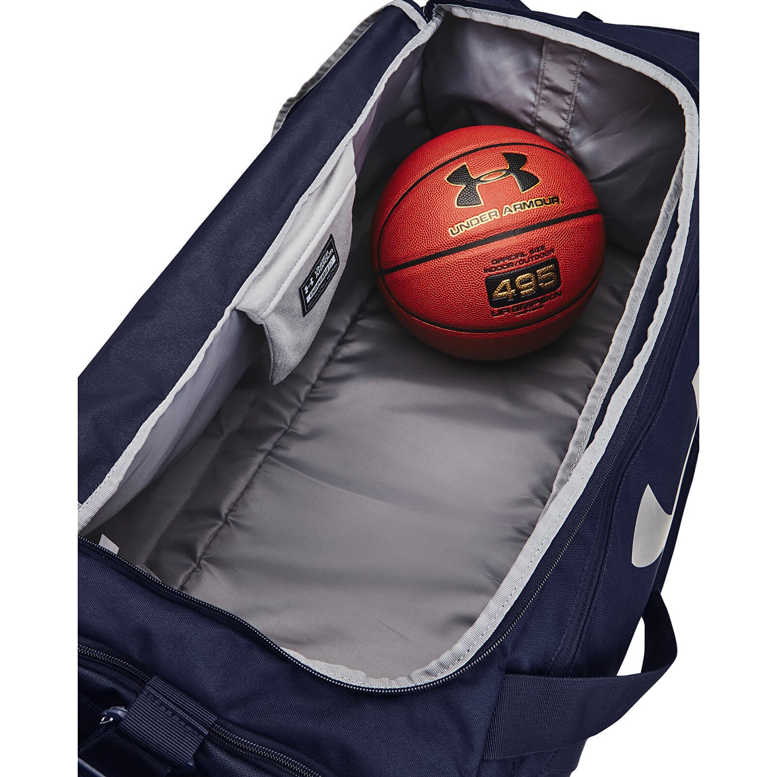Under Armour Чанта Undeniable 5.0 Duffle Lg Midnight Navy/ Midnight Navy/ Metallic Silver