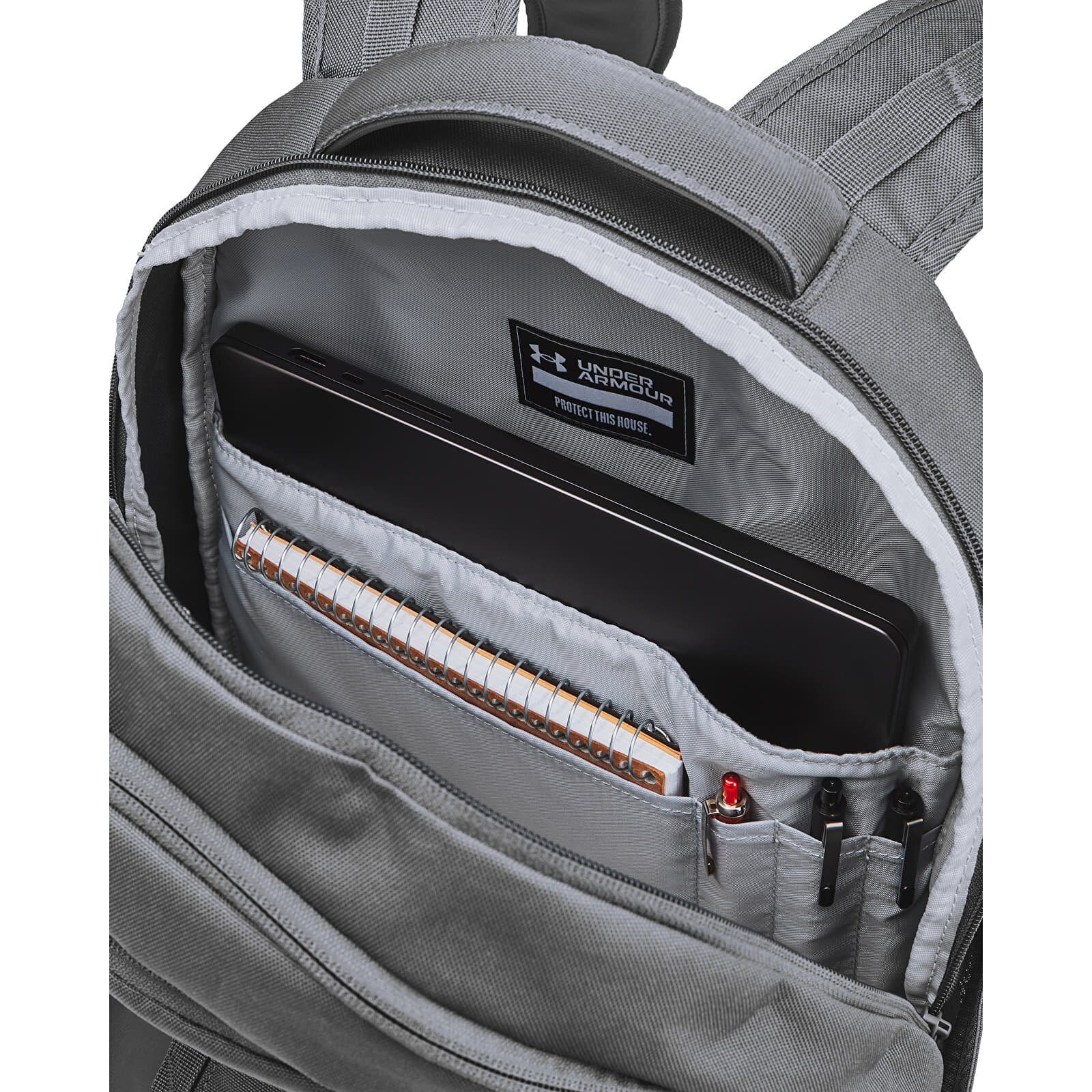 Under Armour Раница Hustle 6.0 Backpack Castlerock/ Steel