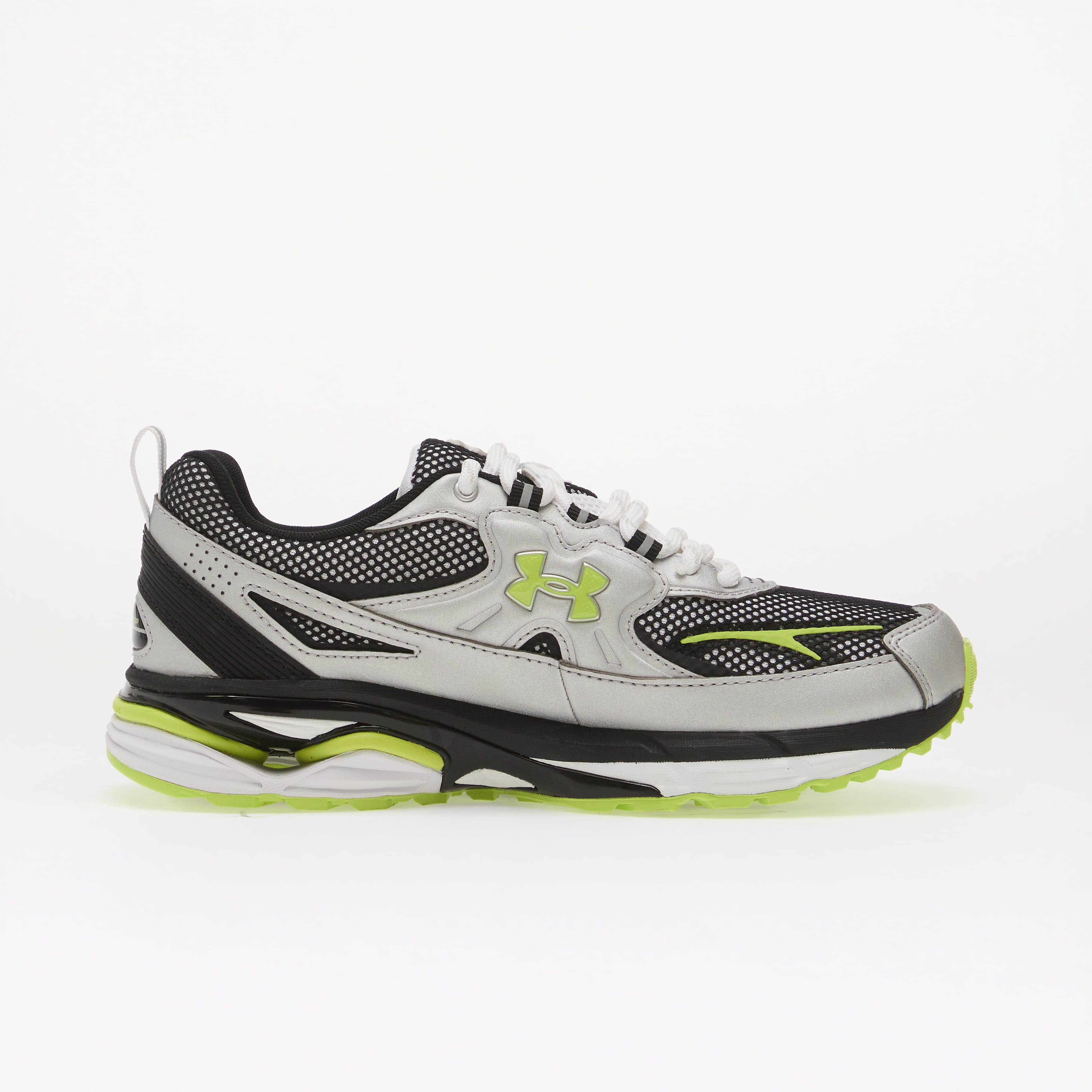 Under Armour Сникърси Apparition Tech Metallic Silver/ White/ Green Citrine