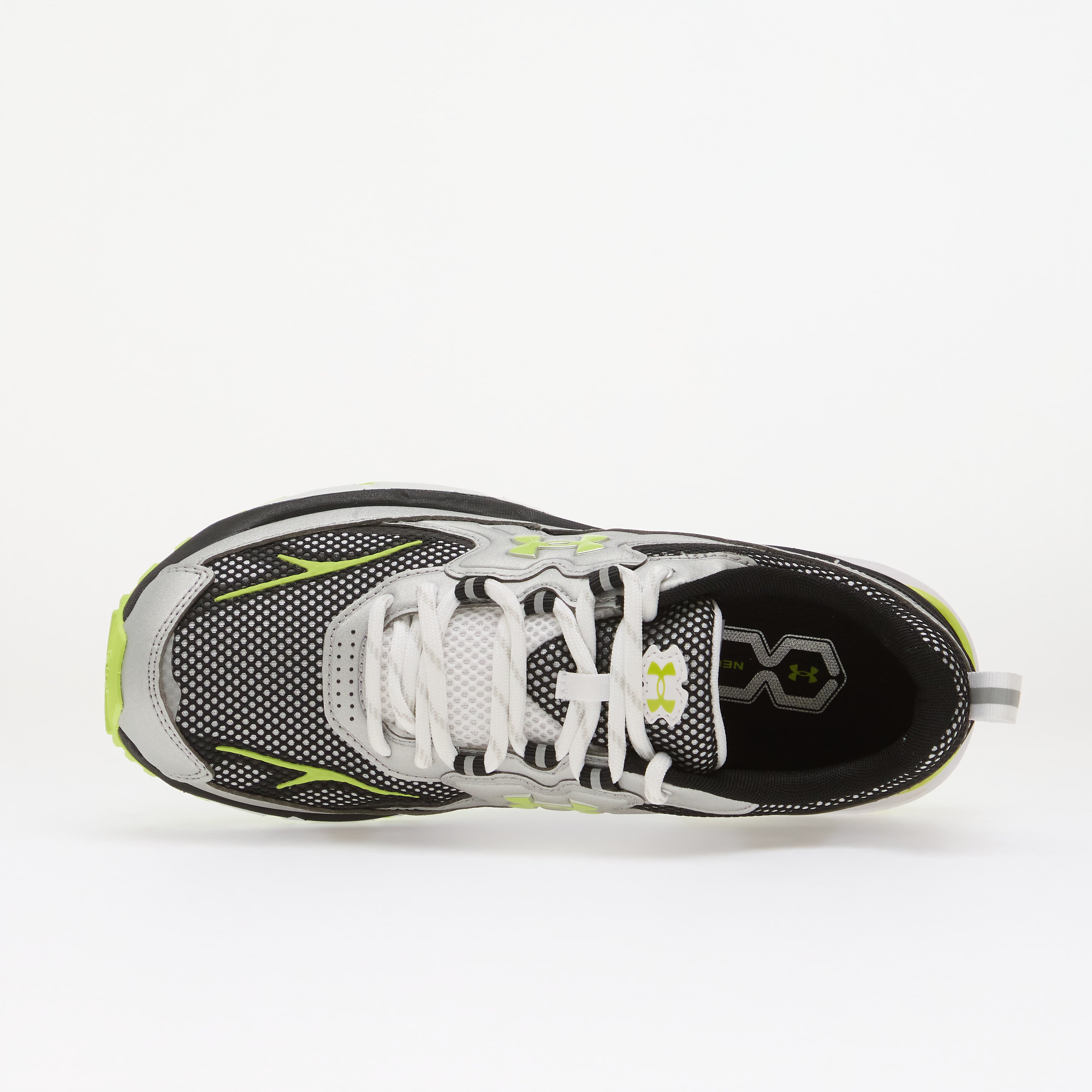 Under Armour Сникърси Apparition Tech Metallic Silver/ White/ Green Citrine
