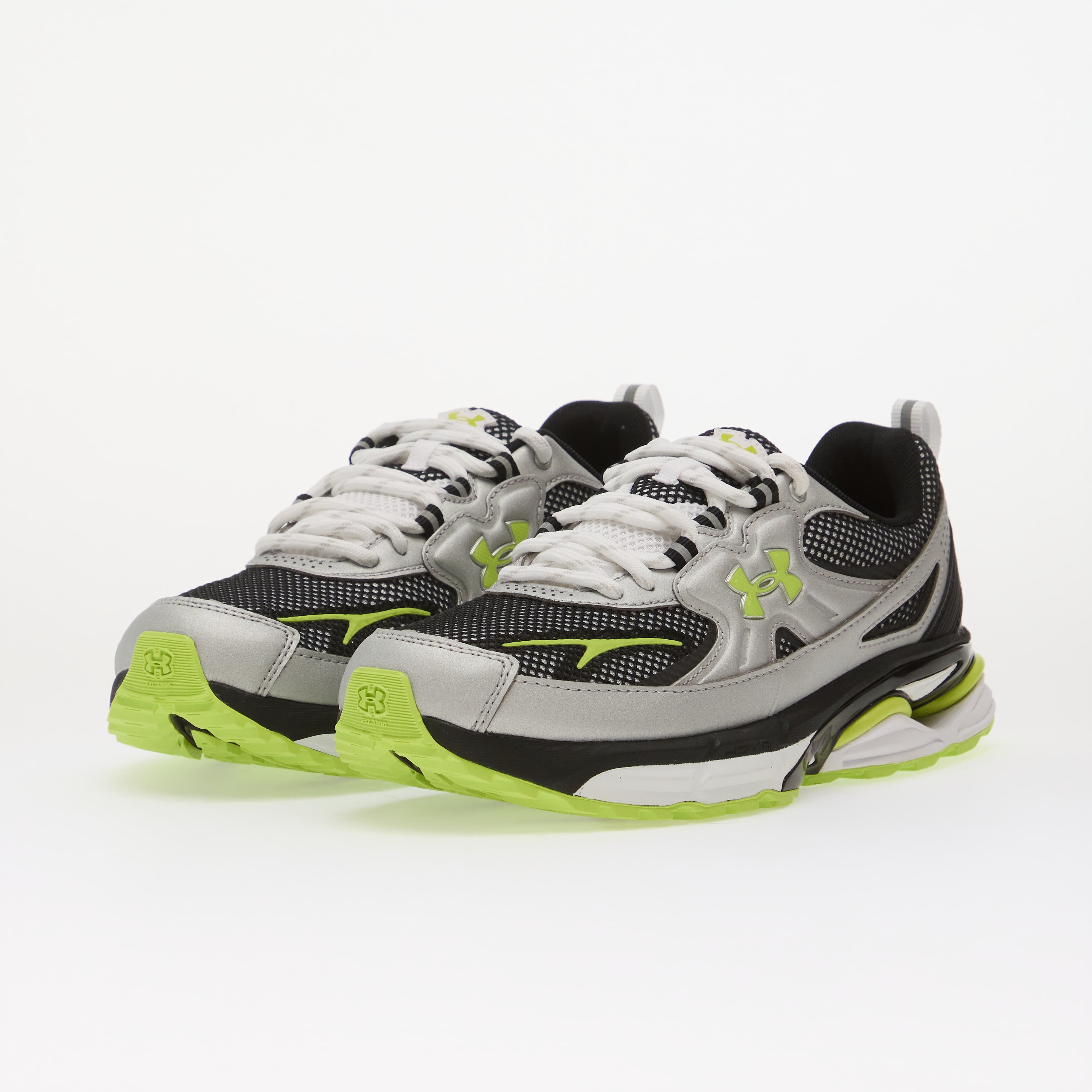 Under Armour Сникърси Apparition Tech Metallic Silver/ White/ Green Citrine