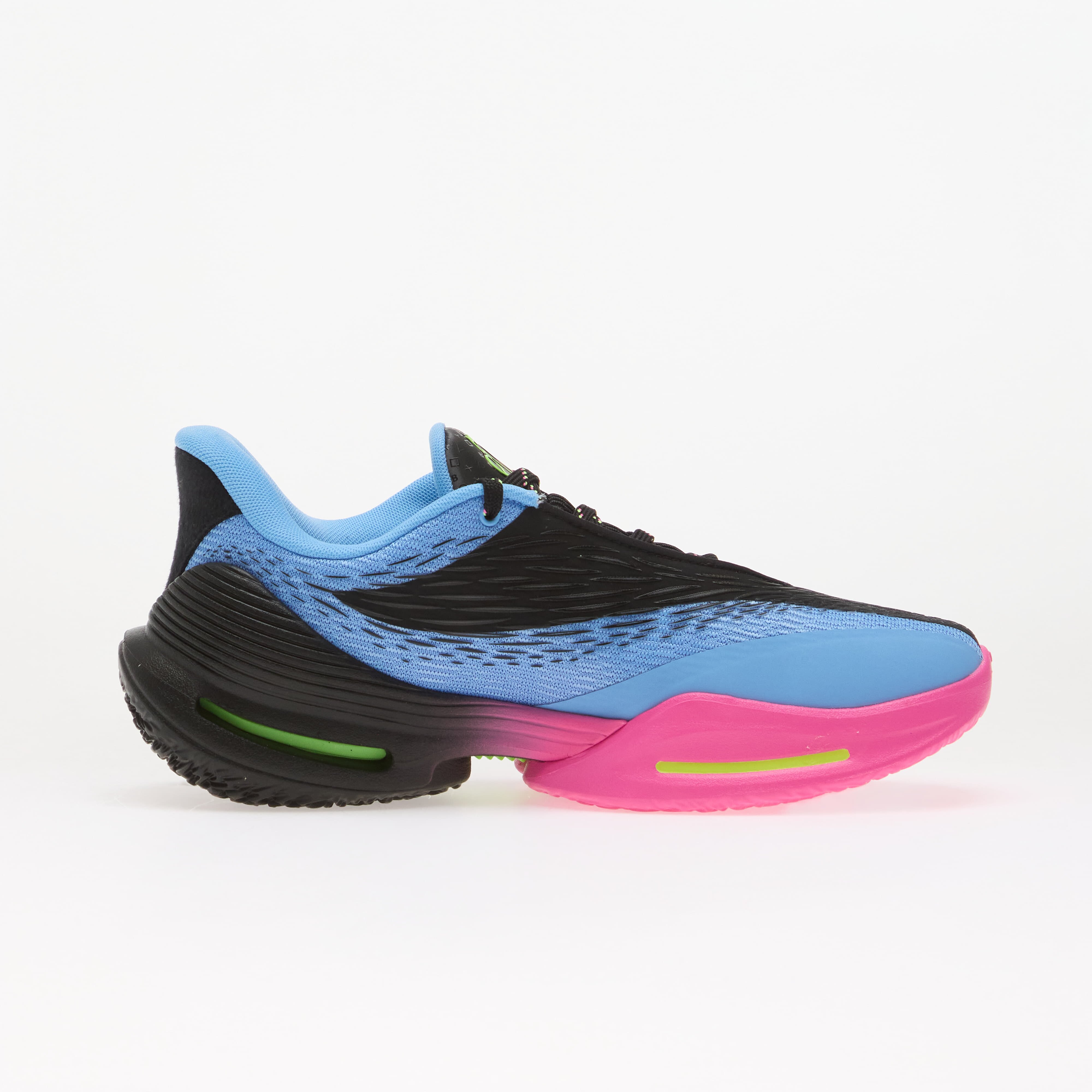 Under Armour Сникърси D. FOX 3 Black/ Horizon Blue/ Hyper Green