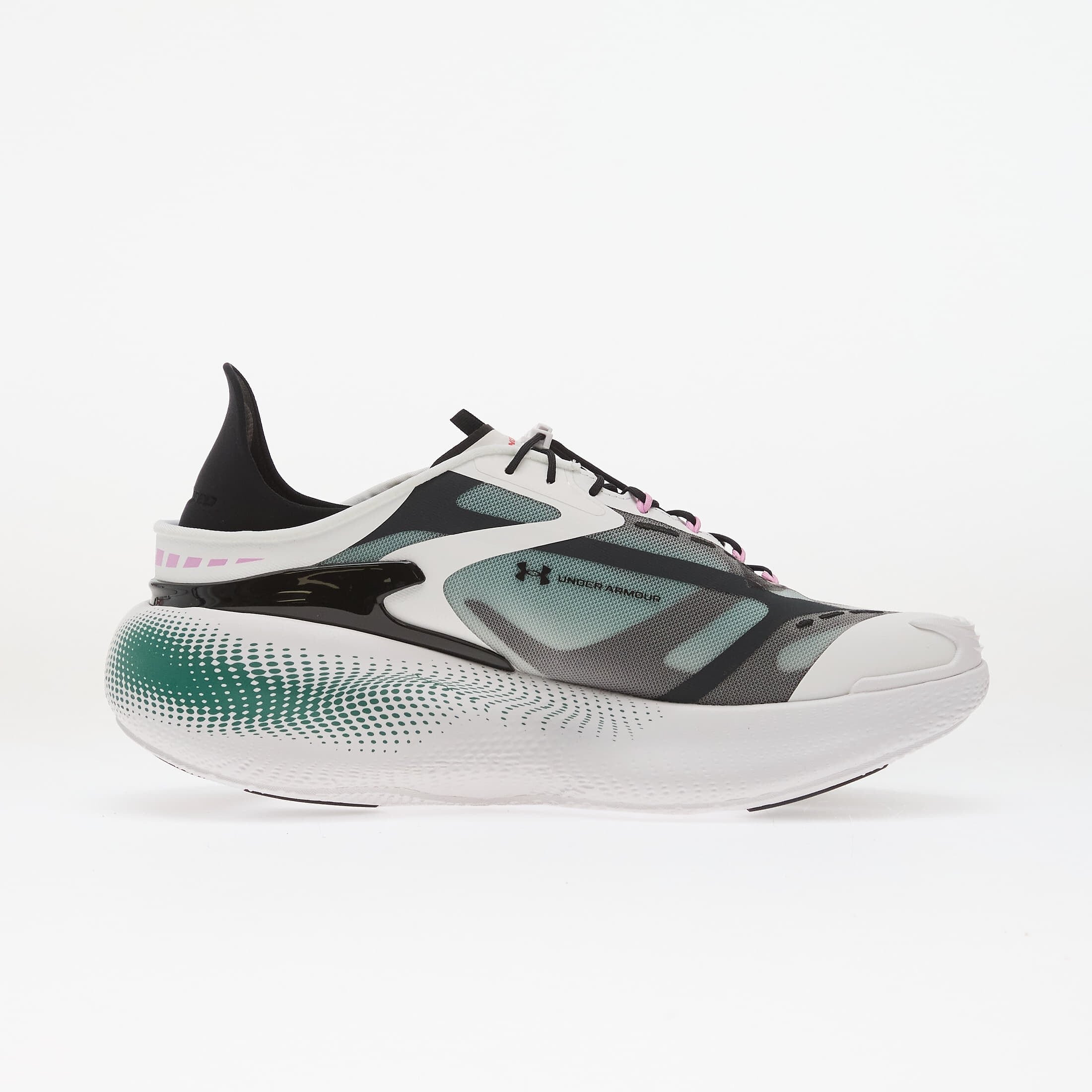 Under Armour Сникърси Echo White/ Valiant Green/ Black