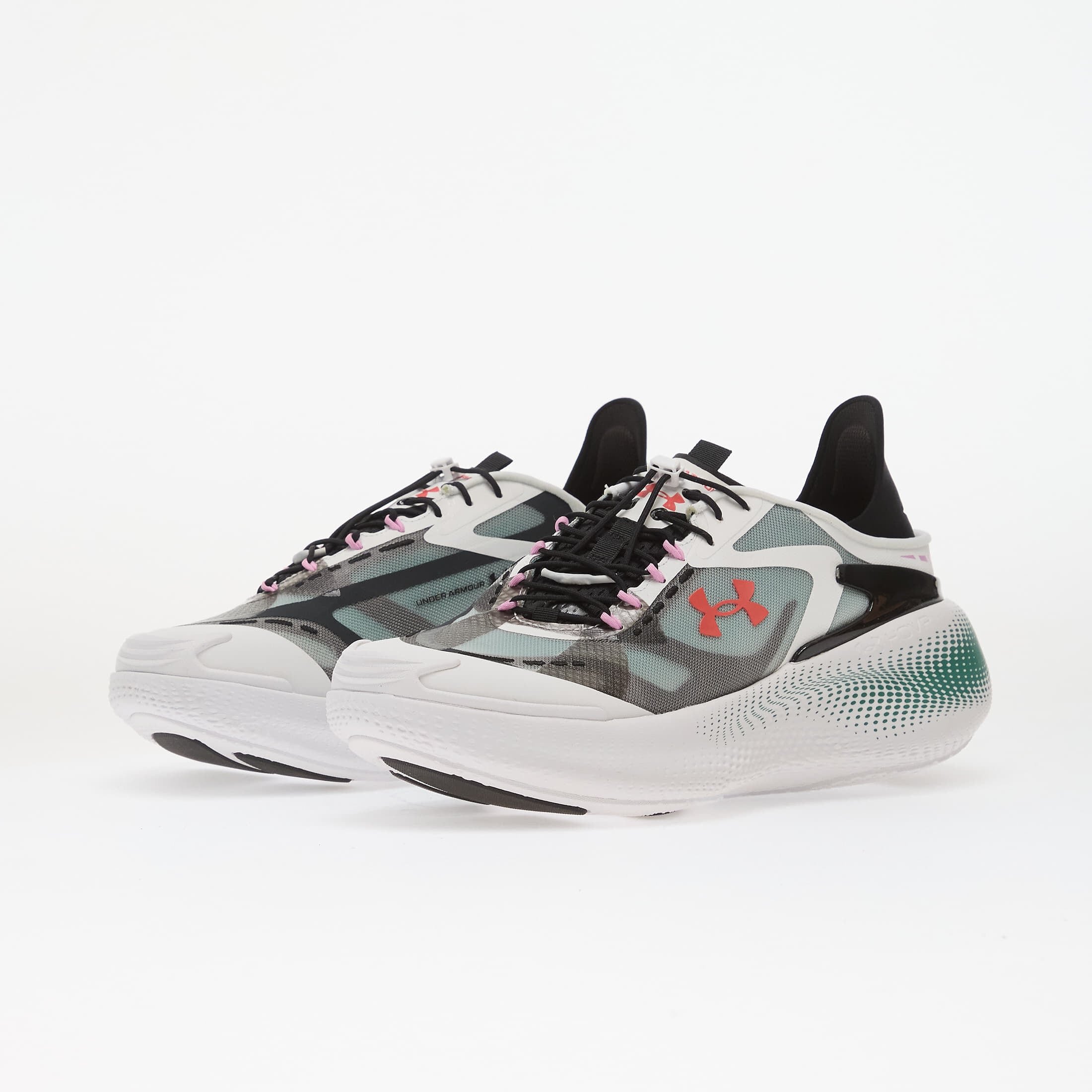 Under Armour Сникърси Echo White/ Valiant Green/ Black