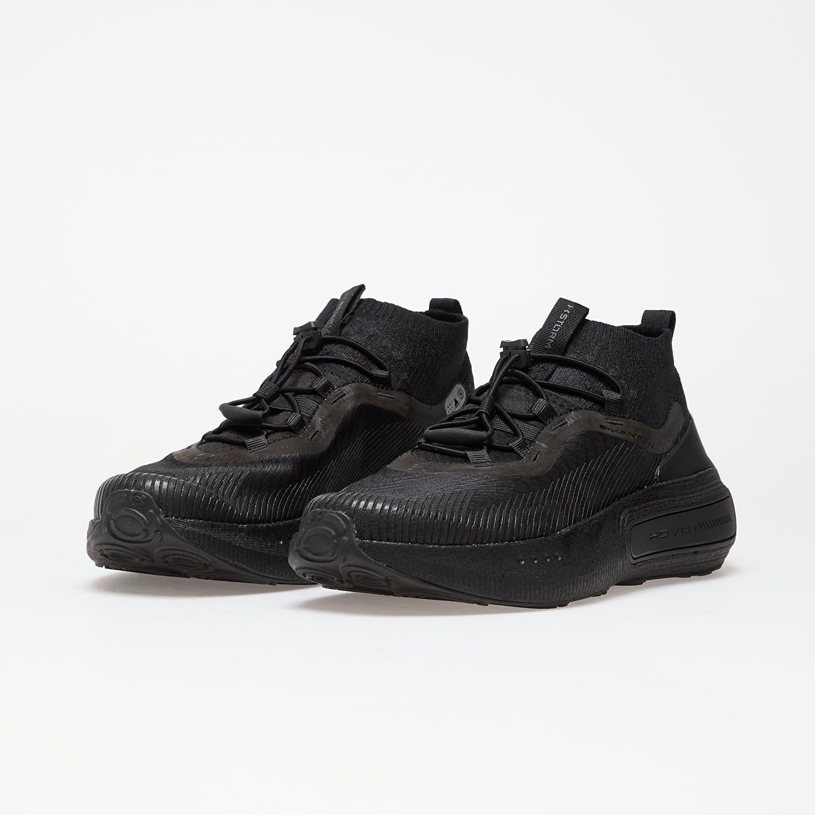 Under Armour Сникърси U Phantom 4 Storm Black/ Black/ Ultimate Black