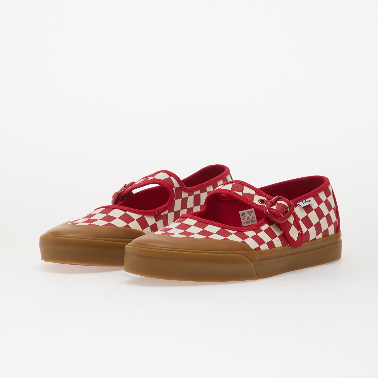 Vans Обувки Mary Jane Checkerboard Red/ White