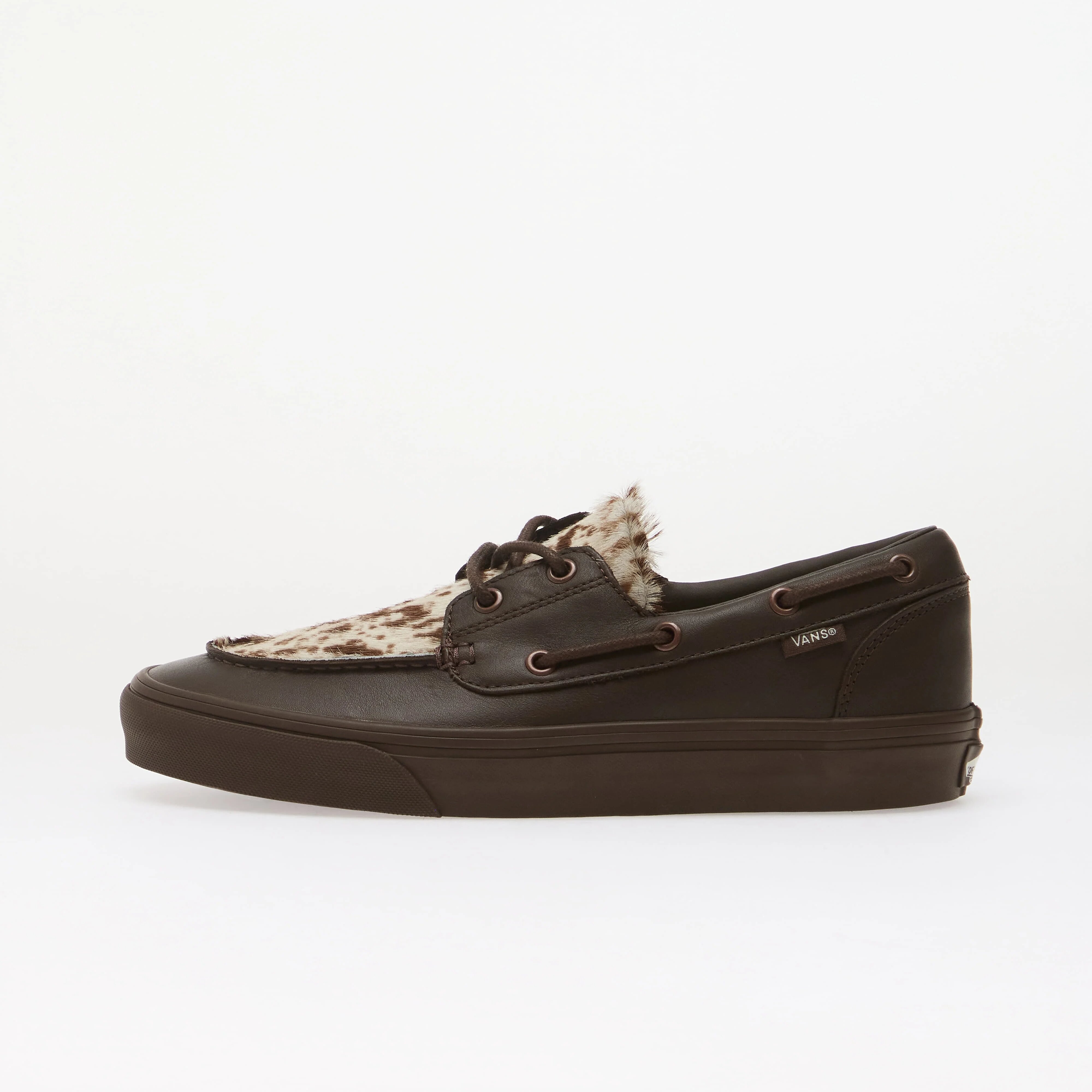 Vans Сникърси 2-Eyelet Boat Shoe PONY HAIR Dark Brown