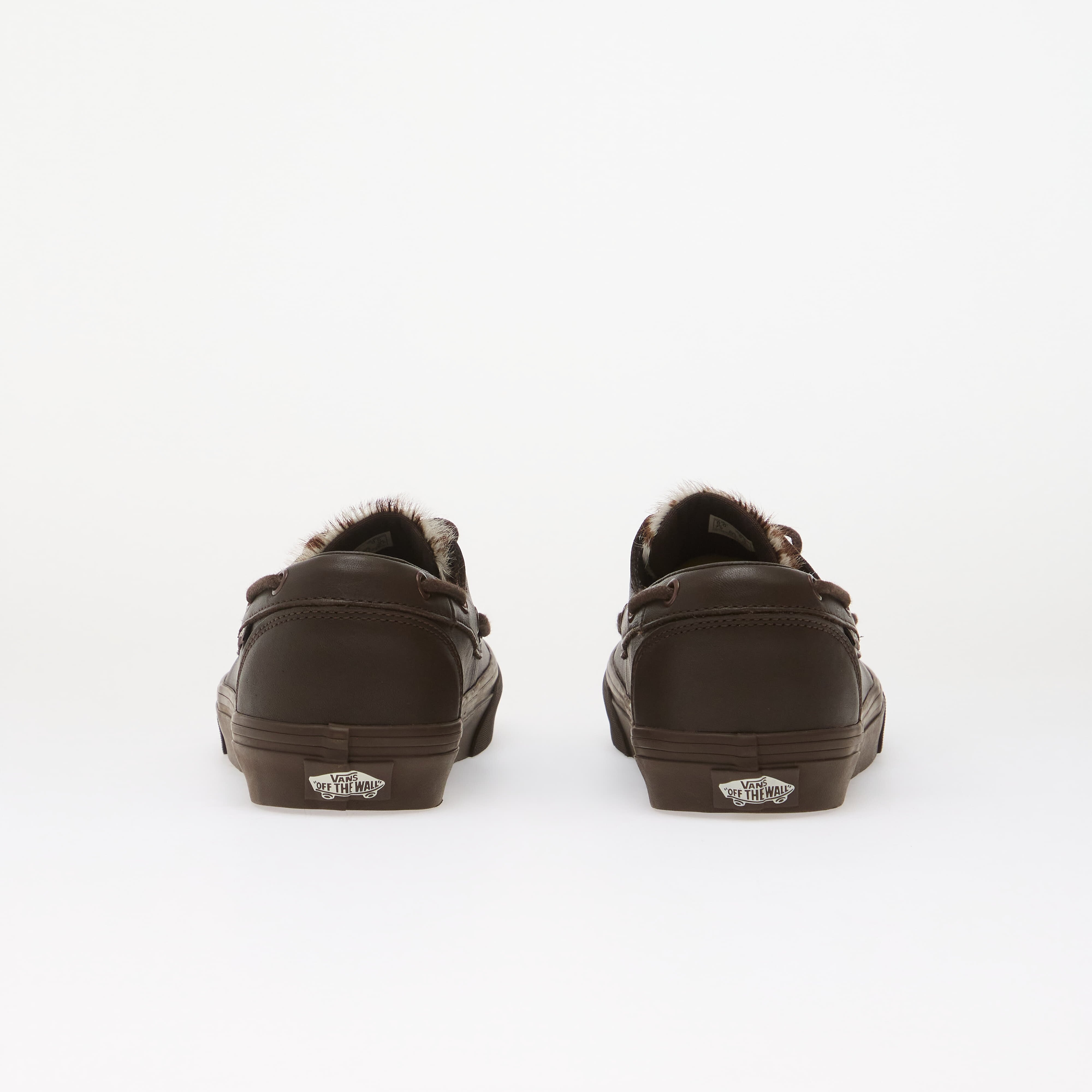 Vans Сникърси 2-Eyelet Boat Shoe PONY HAIR Dark Brown