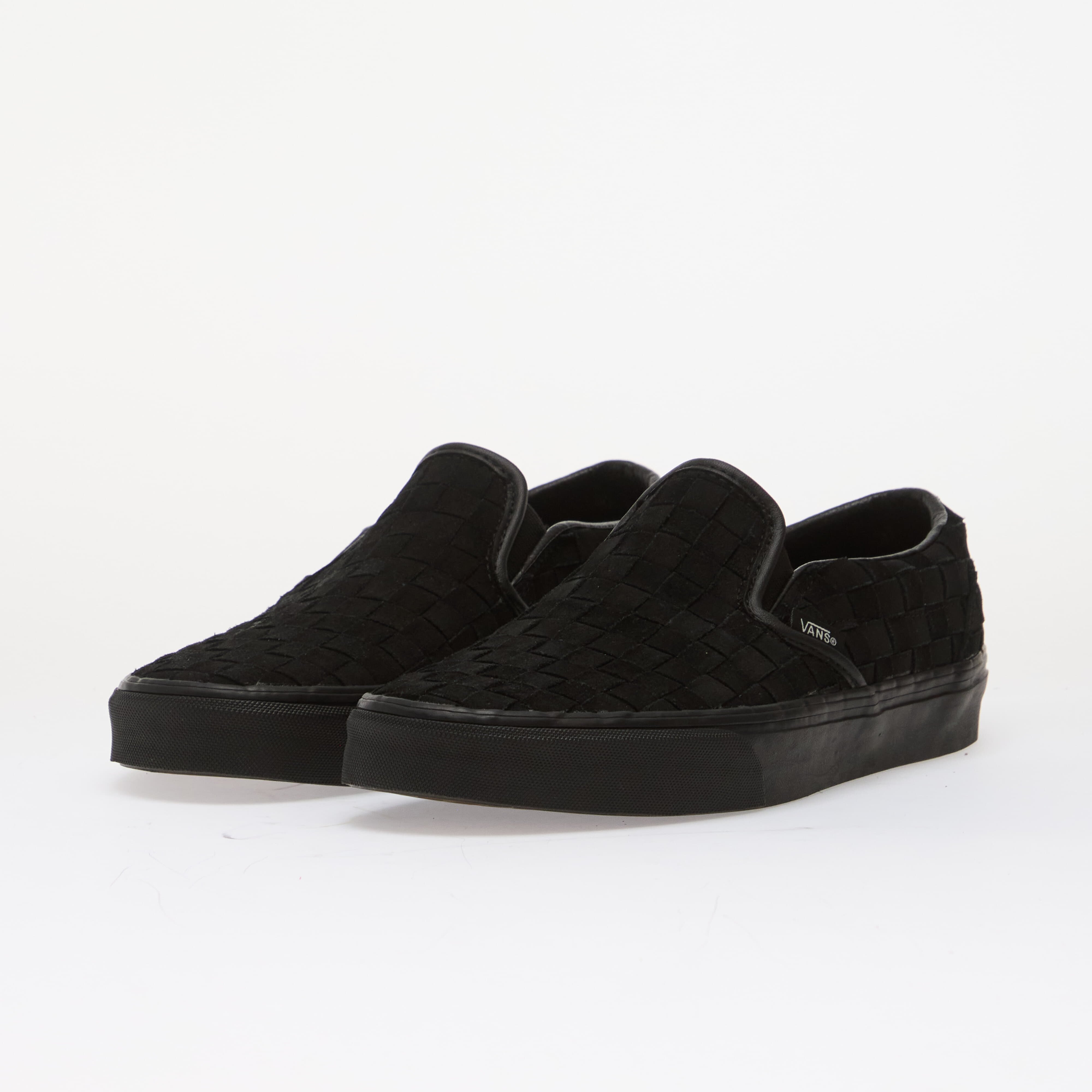 Vans Сникърси Classic Slip-On Woven Suede Black/ Black